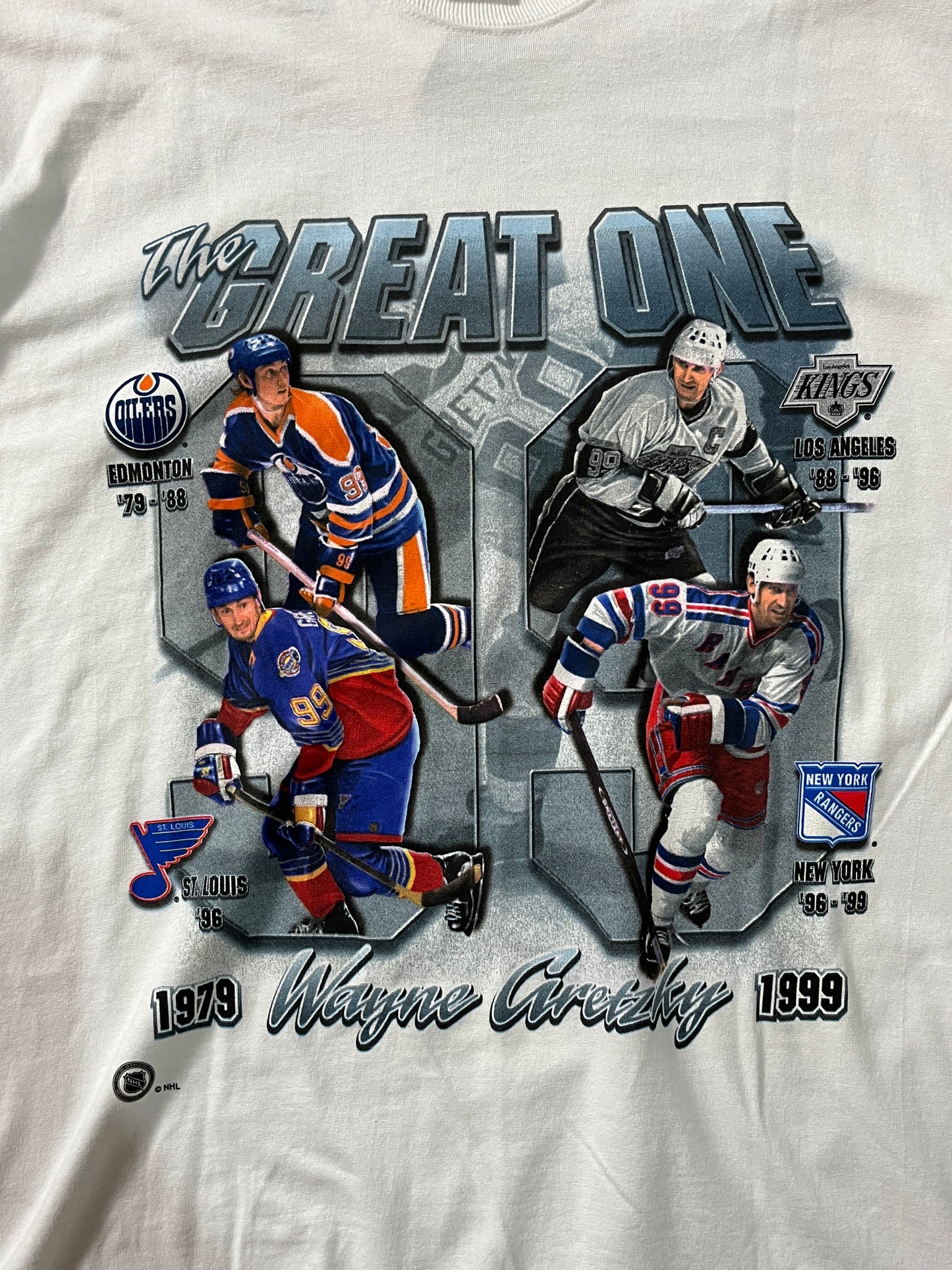 Vintage NHL Pro Player Wayne Gretzky "The Great One" Tee