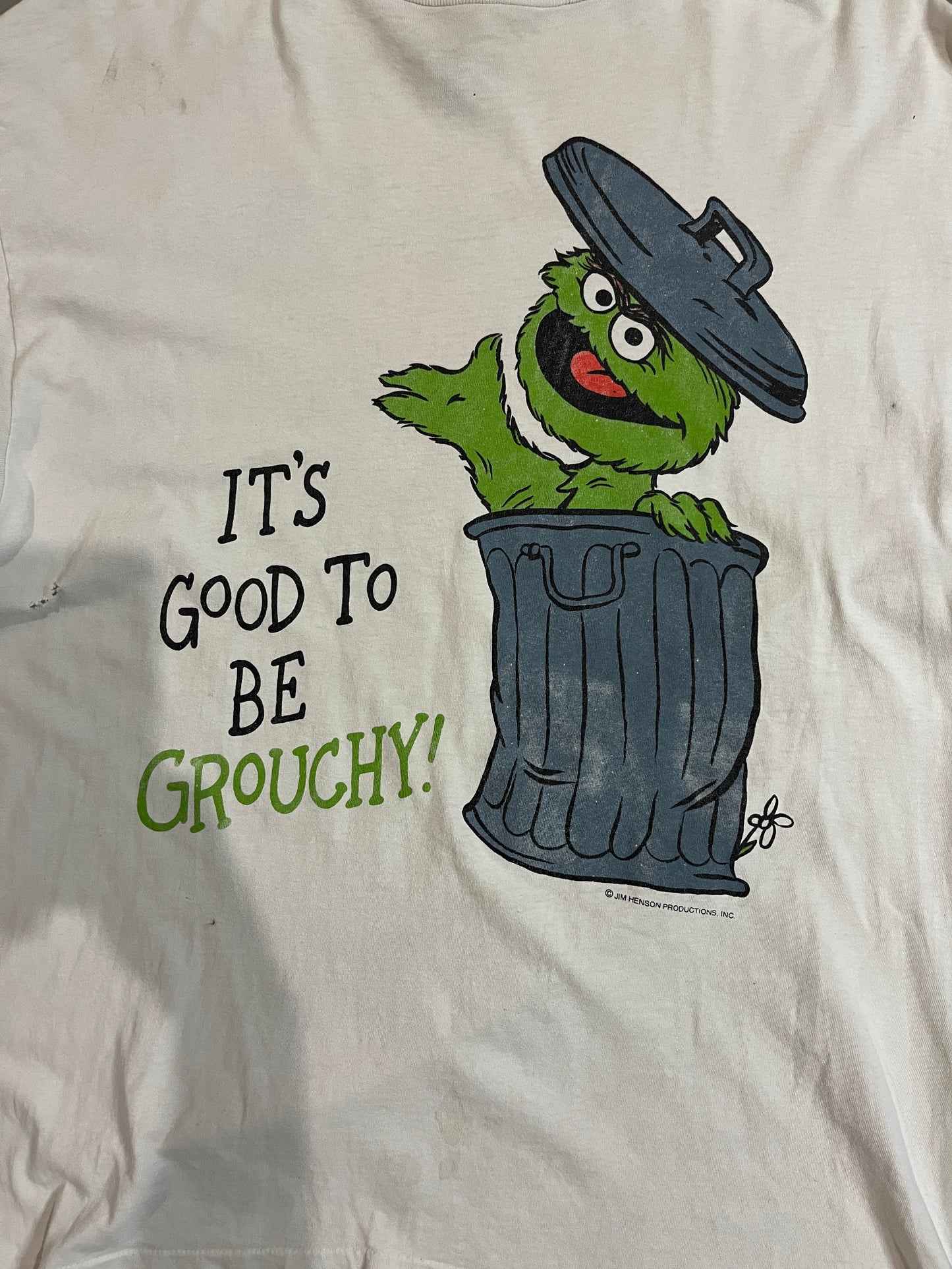 Rare Vintage Oscar The Grouch Tee