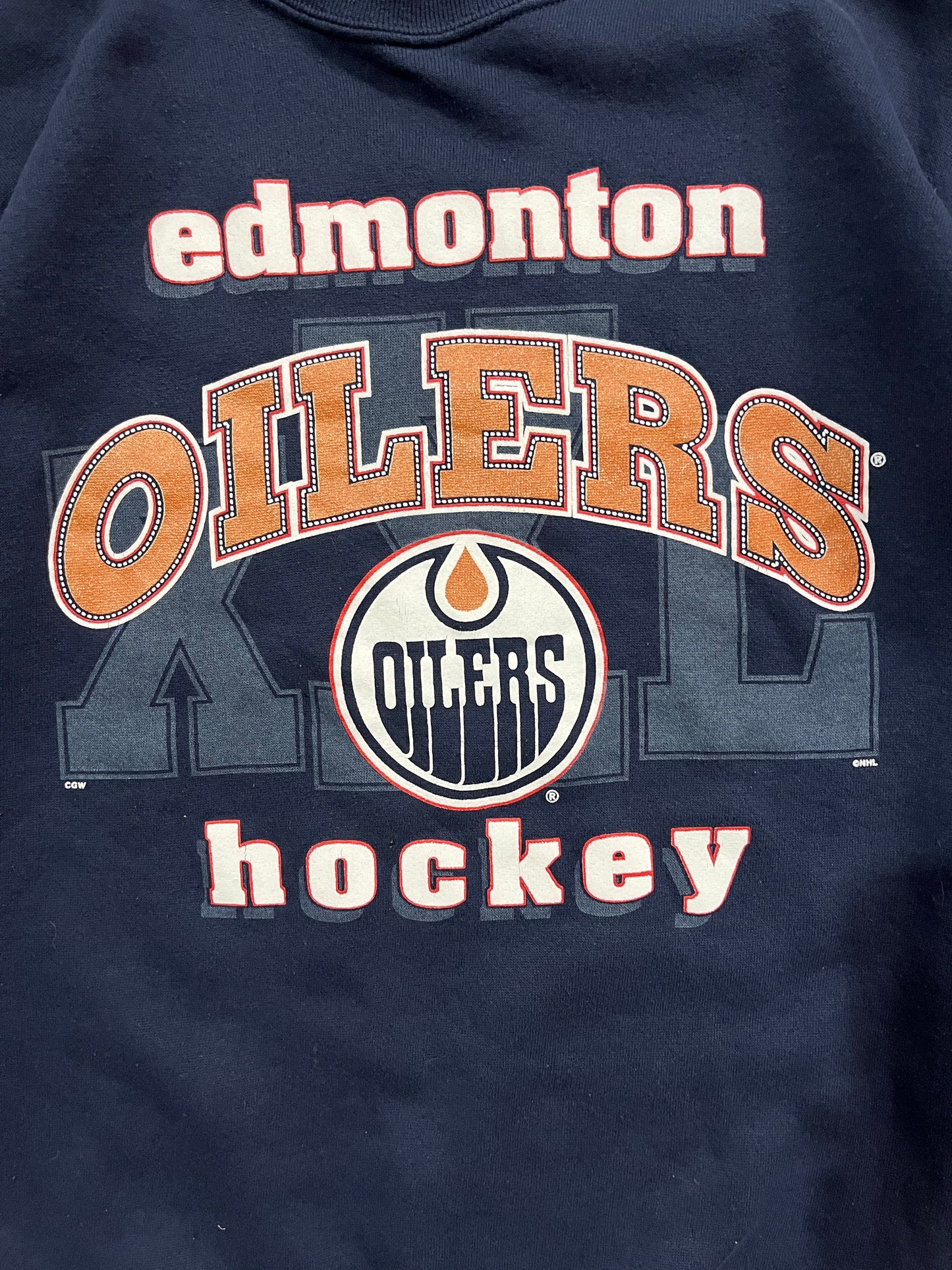 Vintage 90's Tultex Edmonton Oilers Sweater