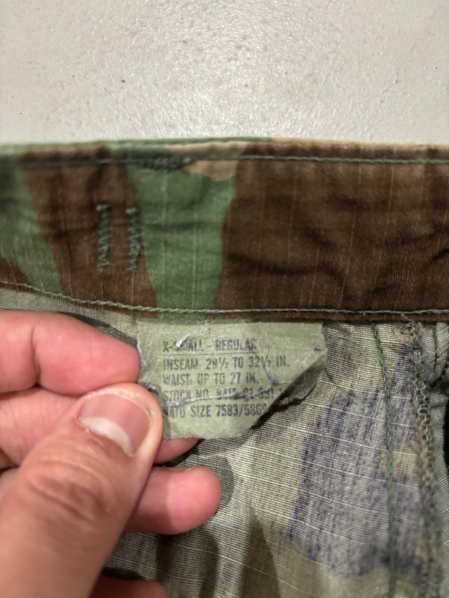 Vintage Camo Military Pants - 29