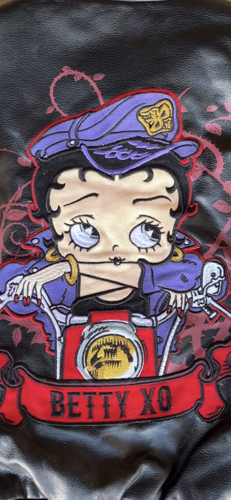 Rare Vintage Betty Boop Leather Jacket