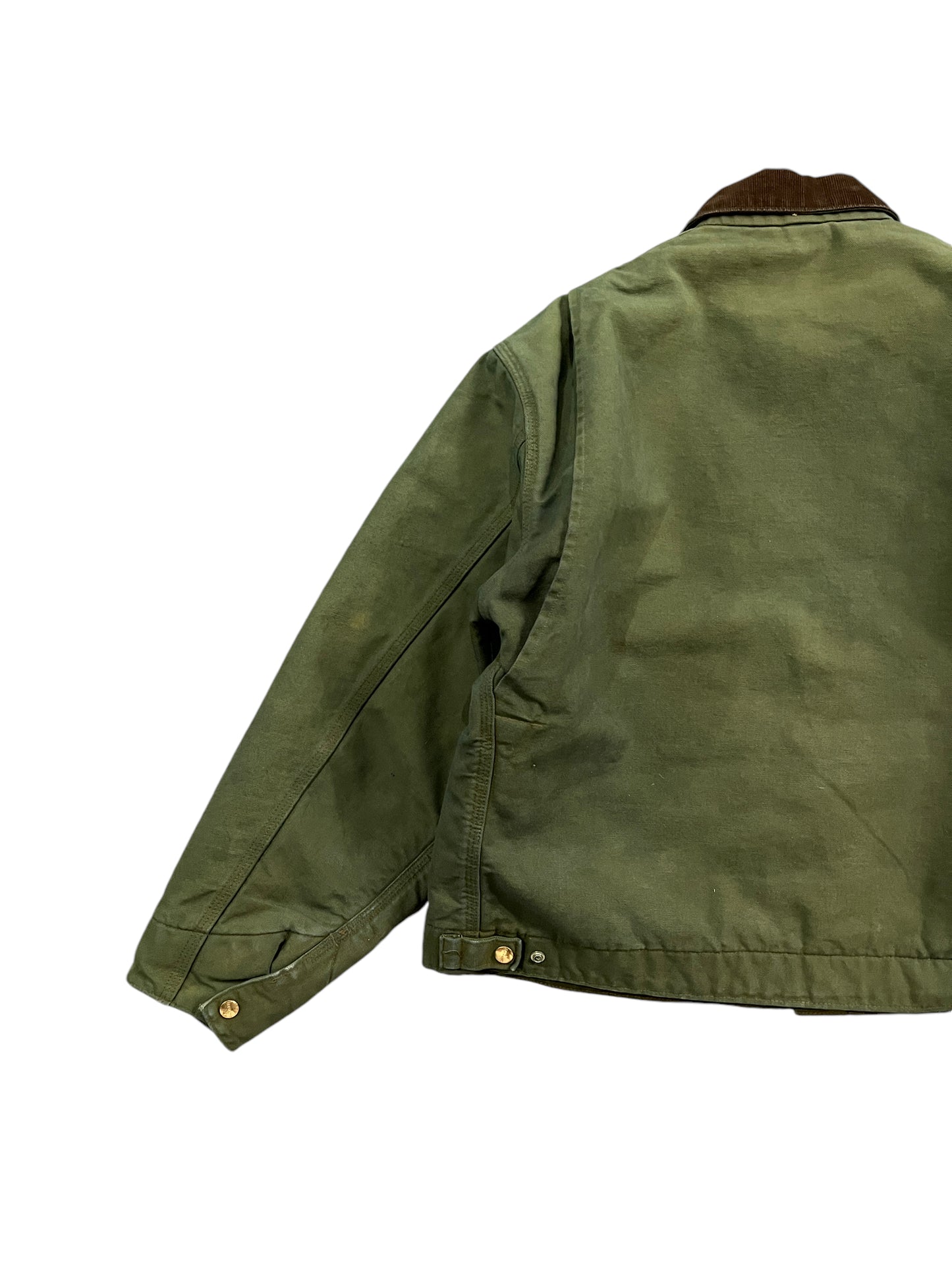 Vintage 1 of 1 Rework Carhartt Detroit Jacket Avocado Green