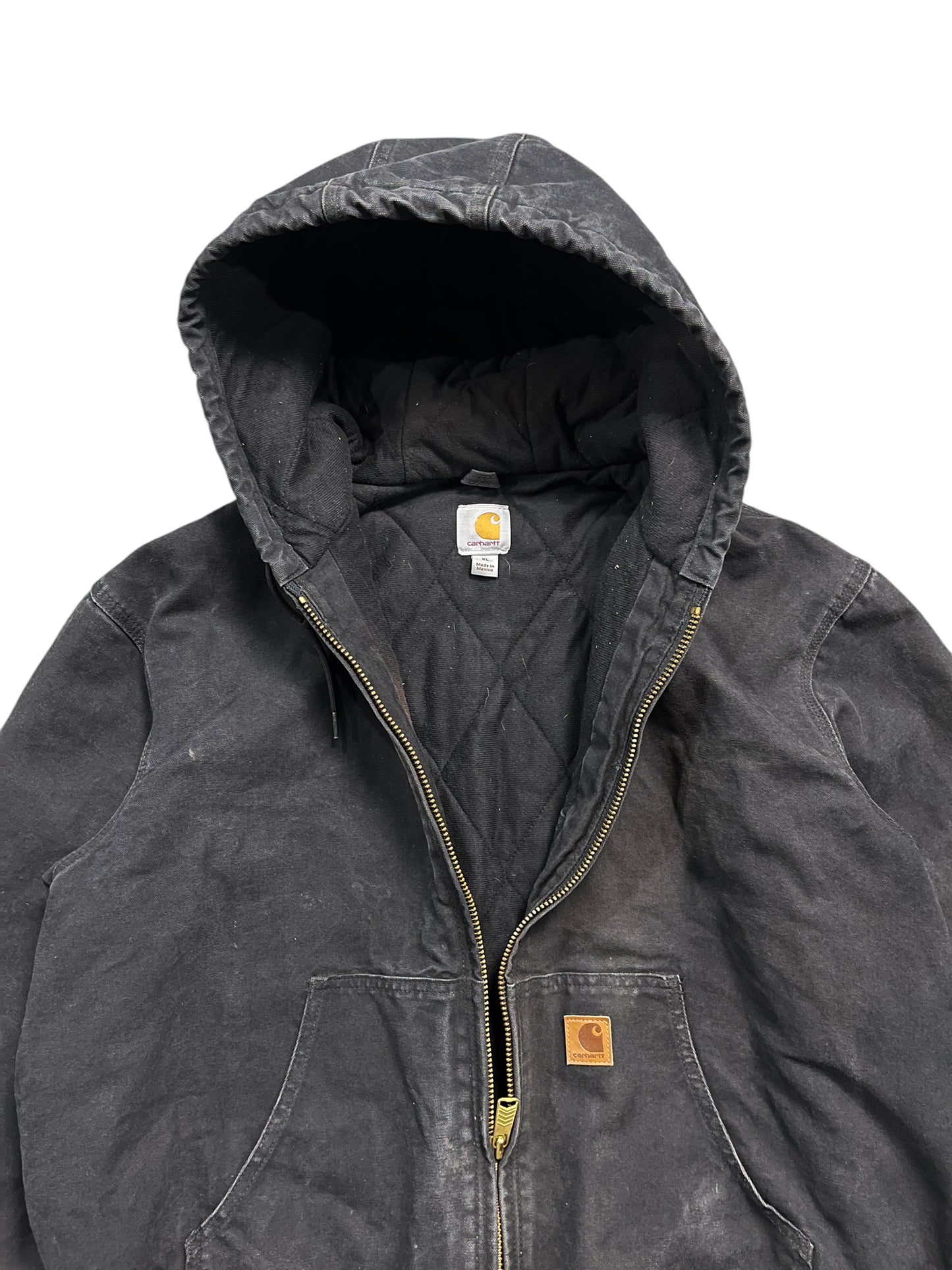 Vintage Carhartt Distressed Hooded Jacket