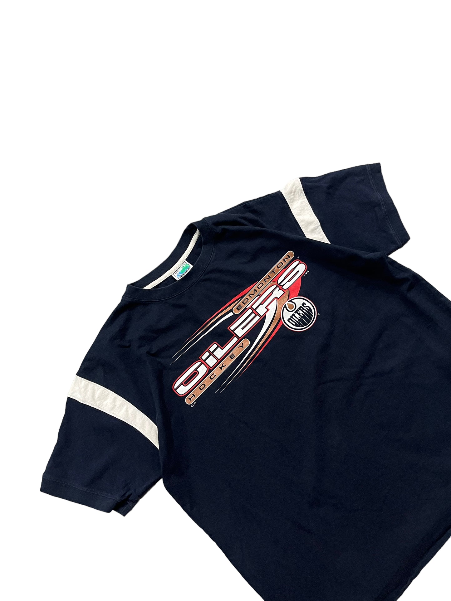 Vintage NHL Waves Edmonton Oilers Tee