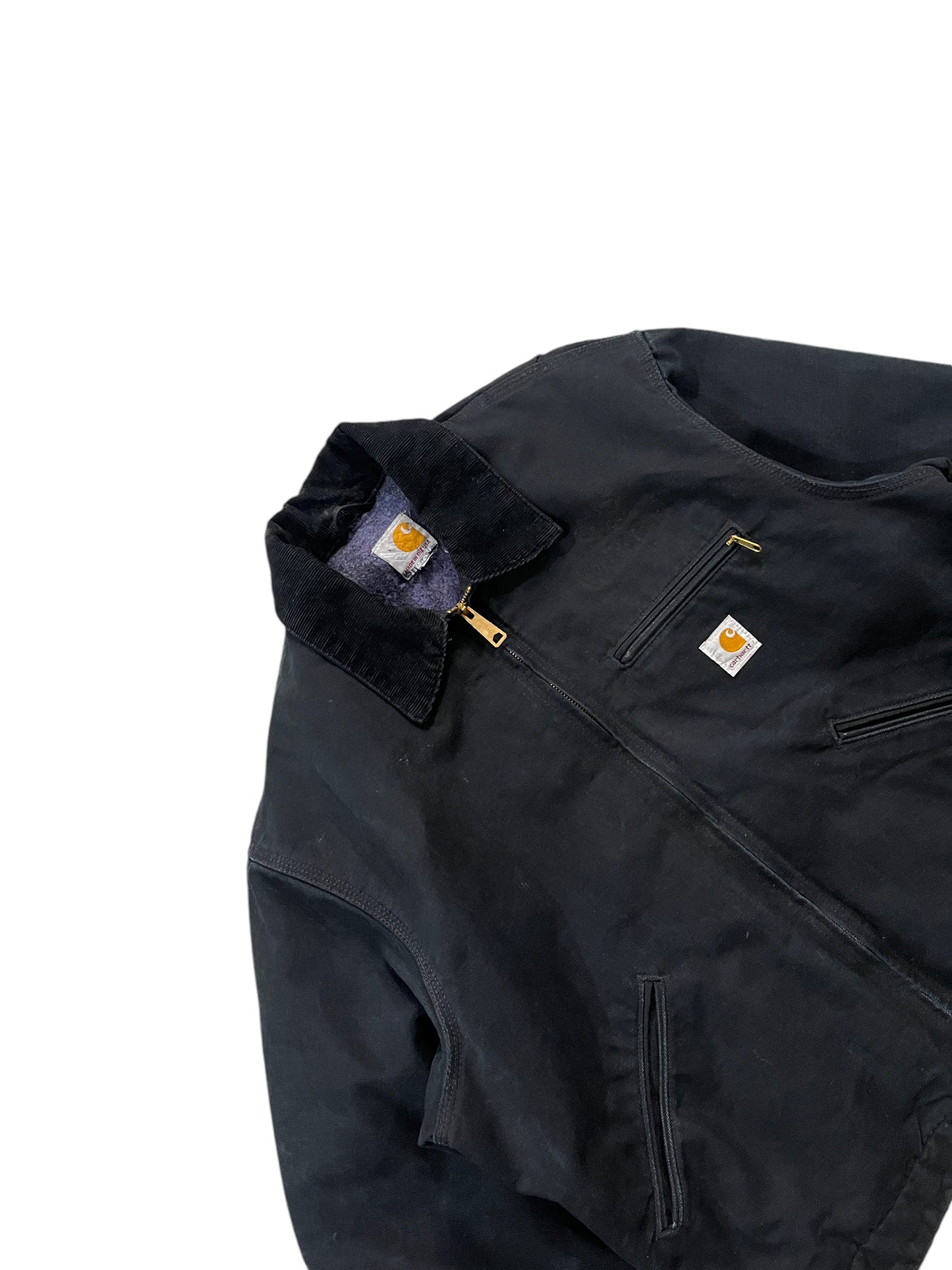 Vintage Carhartt Detroit Jacket Black - Large