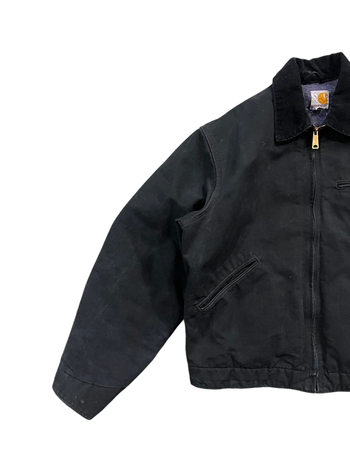 Vintage Carhartt Detroit Jacket Black - Large