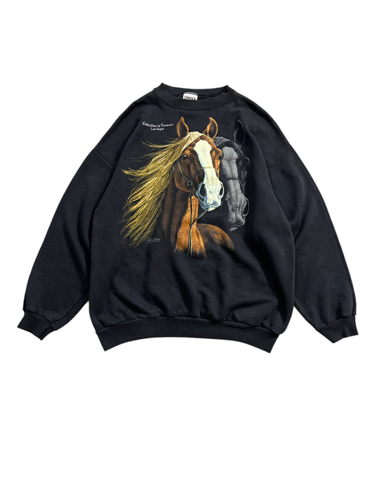 Vintage Animal Horse "Extinction Is Forever" Sweater