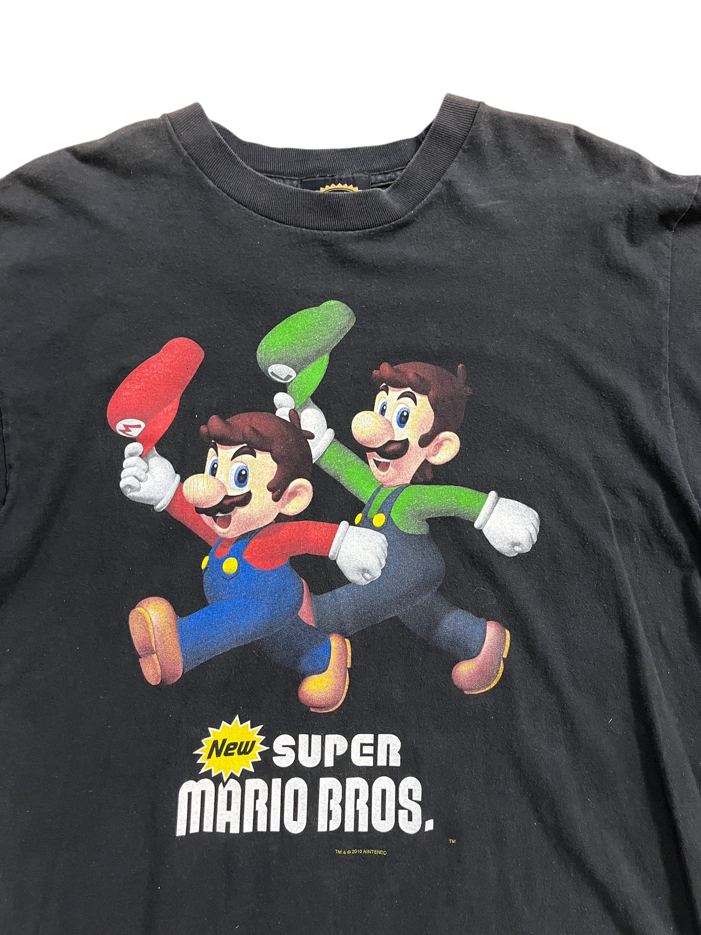 Vintage Y2k Official Nintendo Seal Super Mario Bros Tee