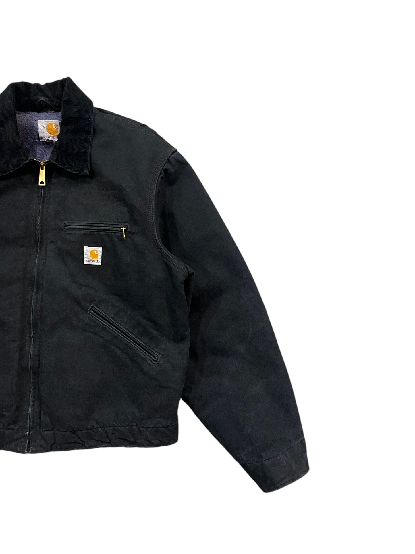 Vintage Carhartt Detroit Jacket Black - Large