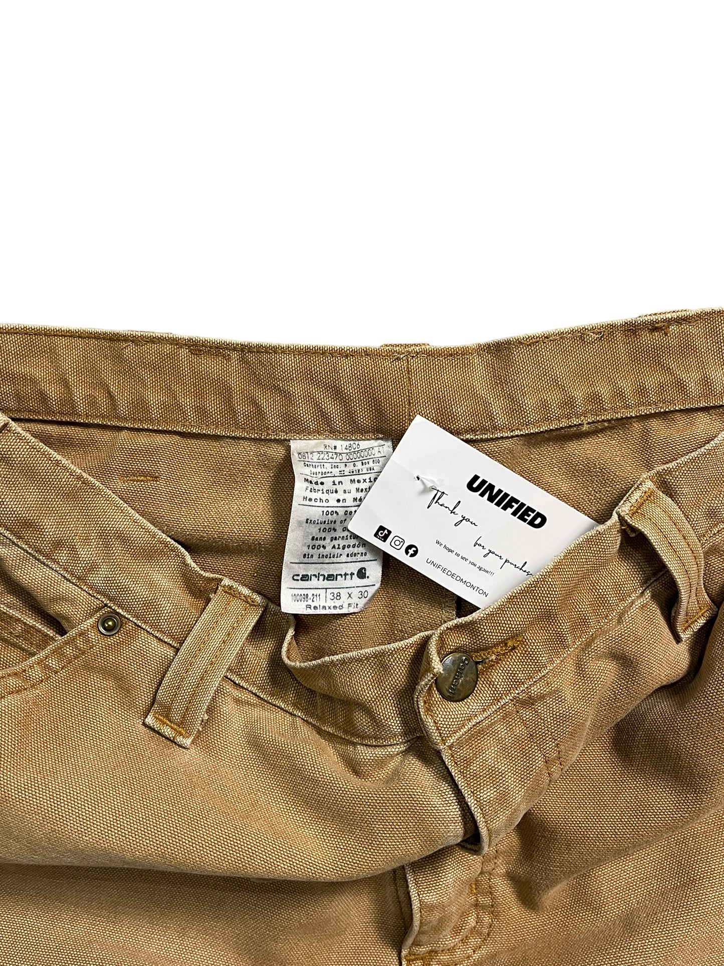 Vintage Carhartt Double Knee Pants Sand