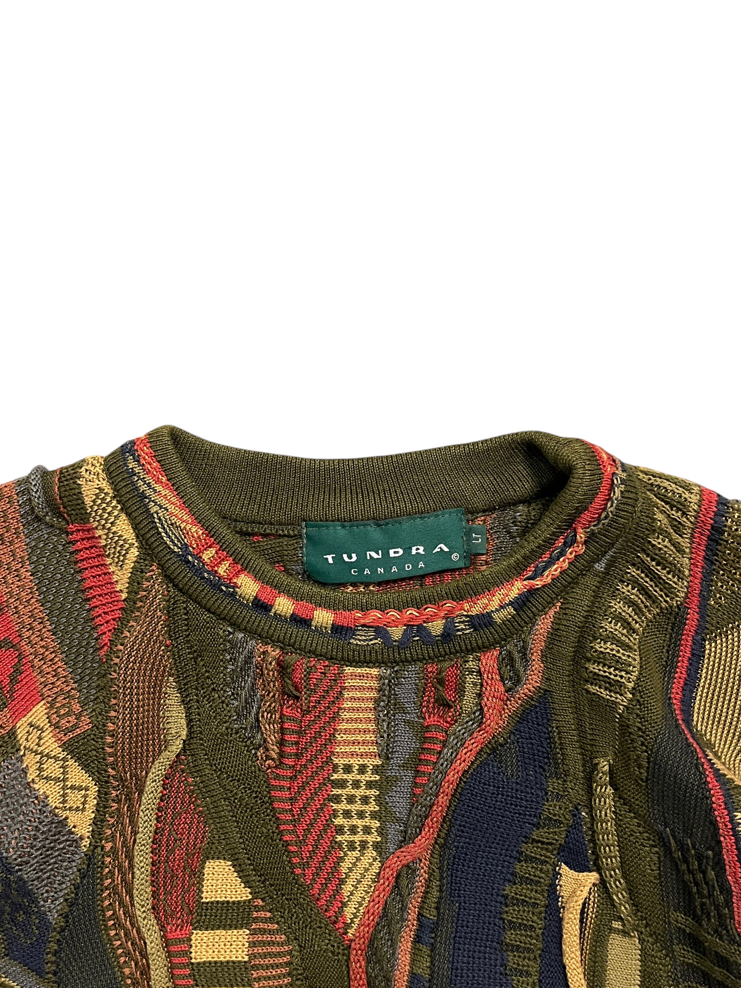 Rare Vintage Tundra 3d Knit Sweater