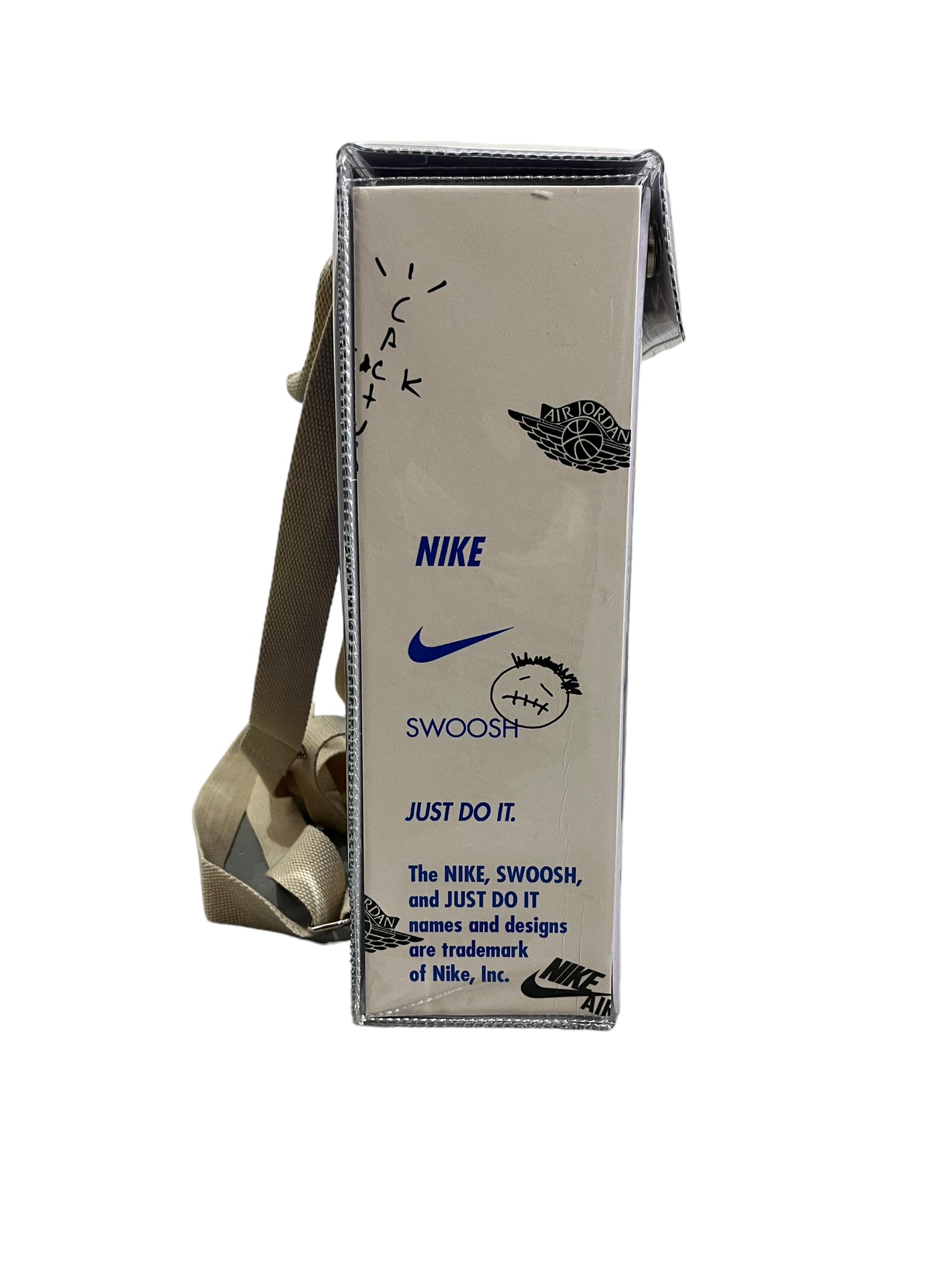 Custom Handmade Nike Box Bag - Large (Blue)