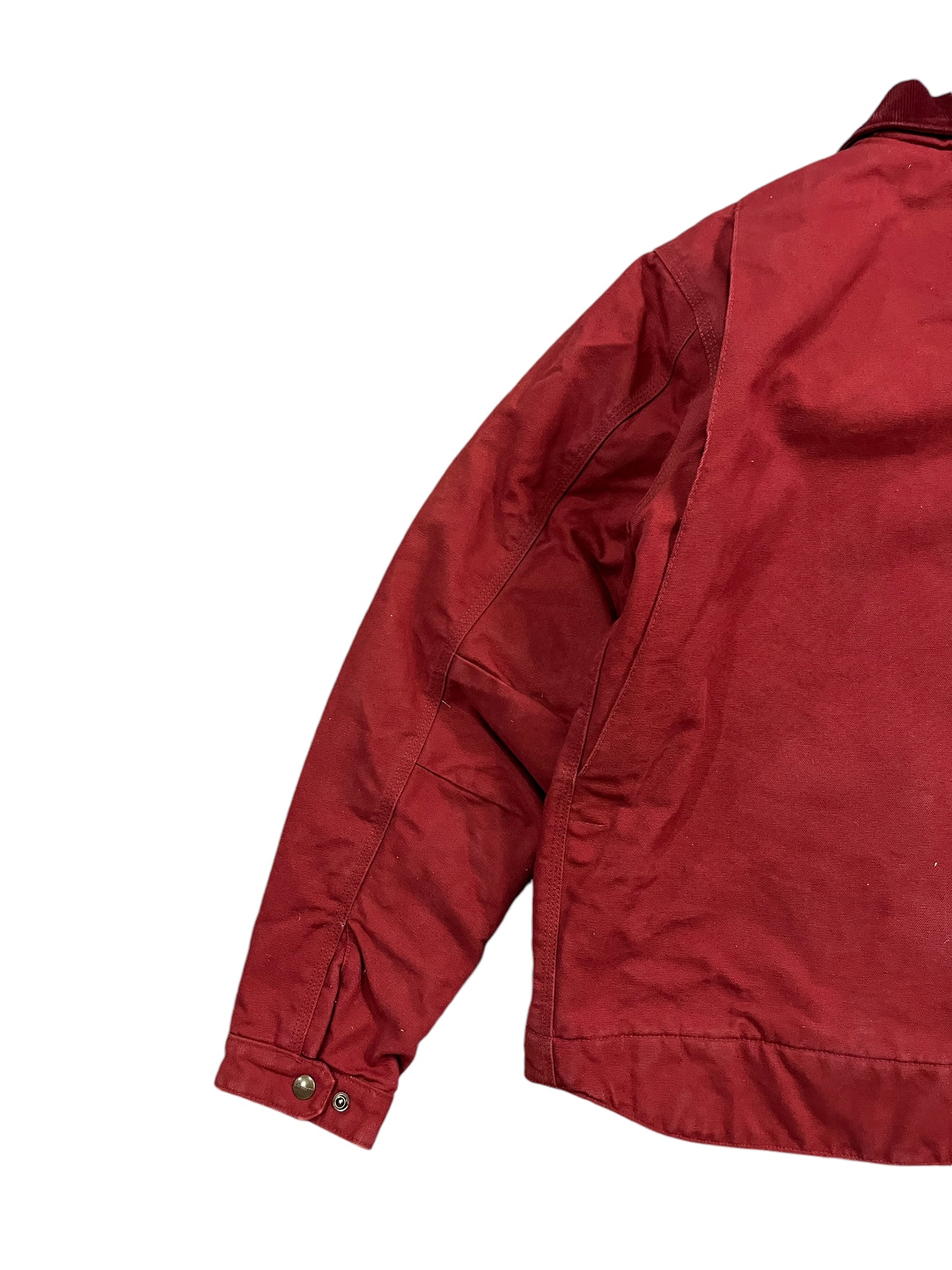 Vintage 1 of 1 Rework Carhartt Jacket Dark Red