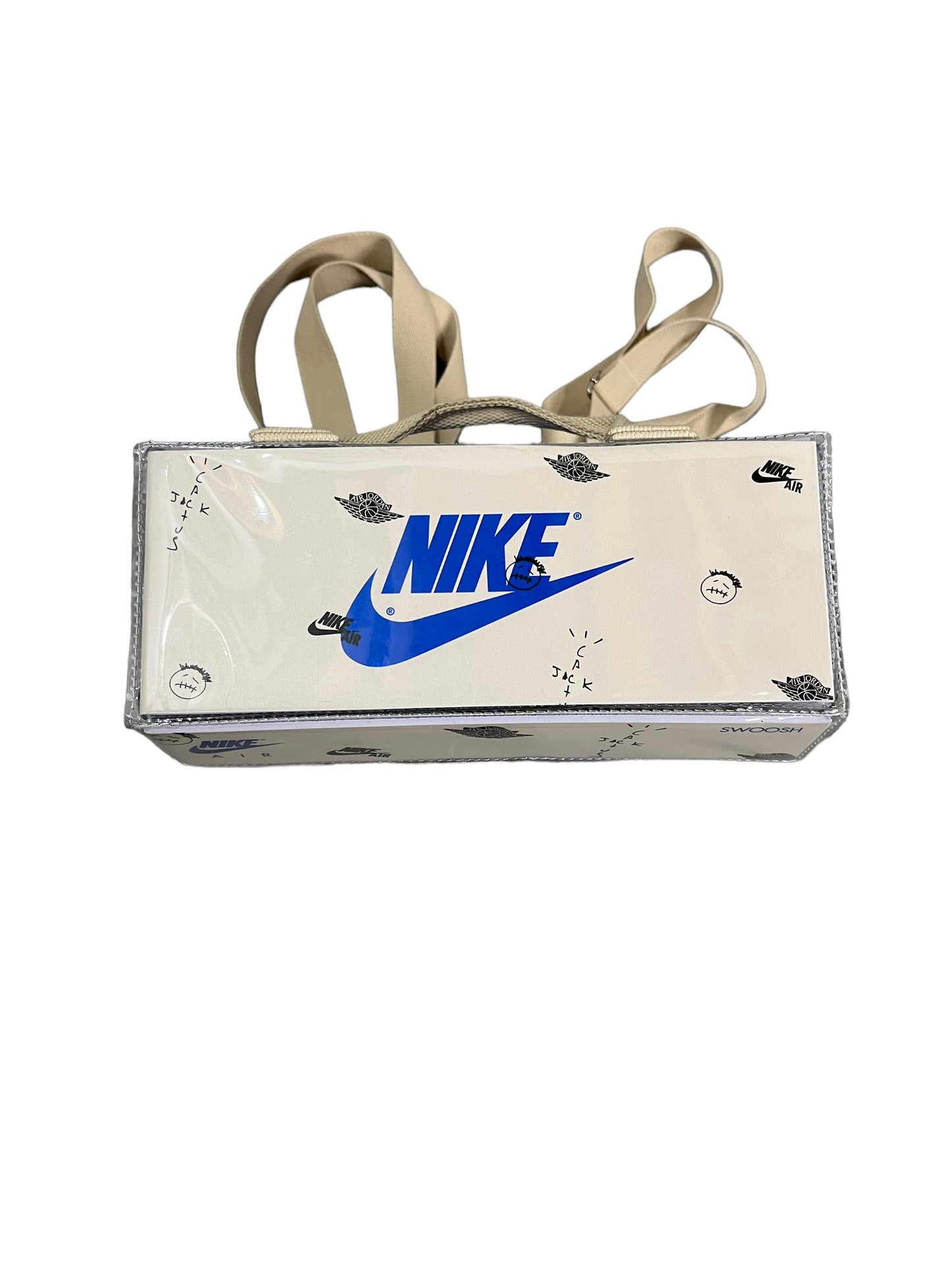 Custom Handmade Nike Box Bag - Large (Blue)