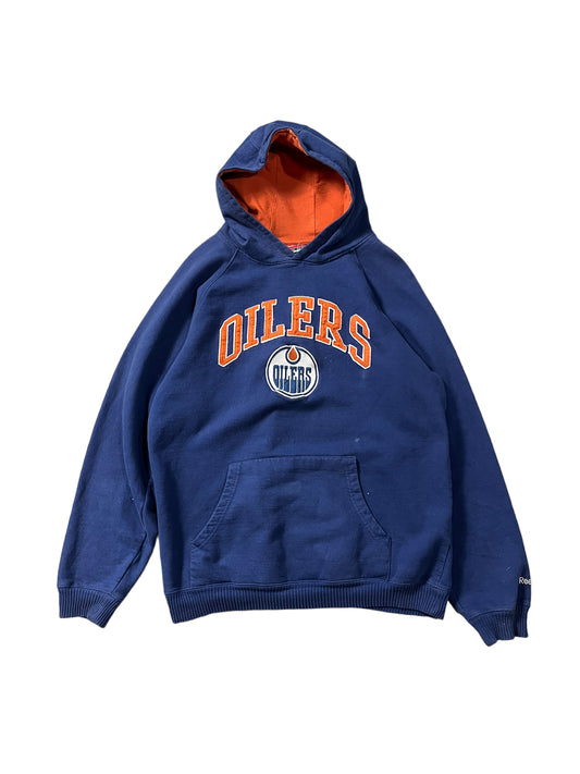 Y2k Official NHL Reebok Edmonton Oilers Hoodie