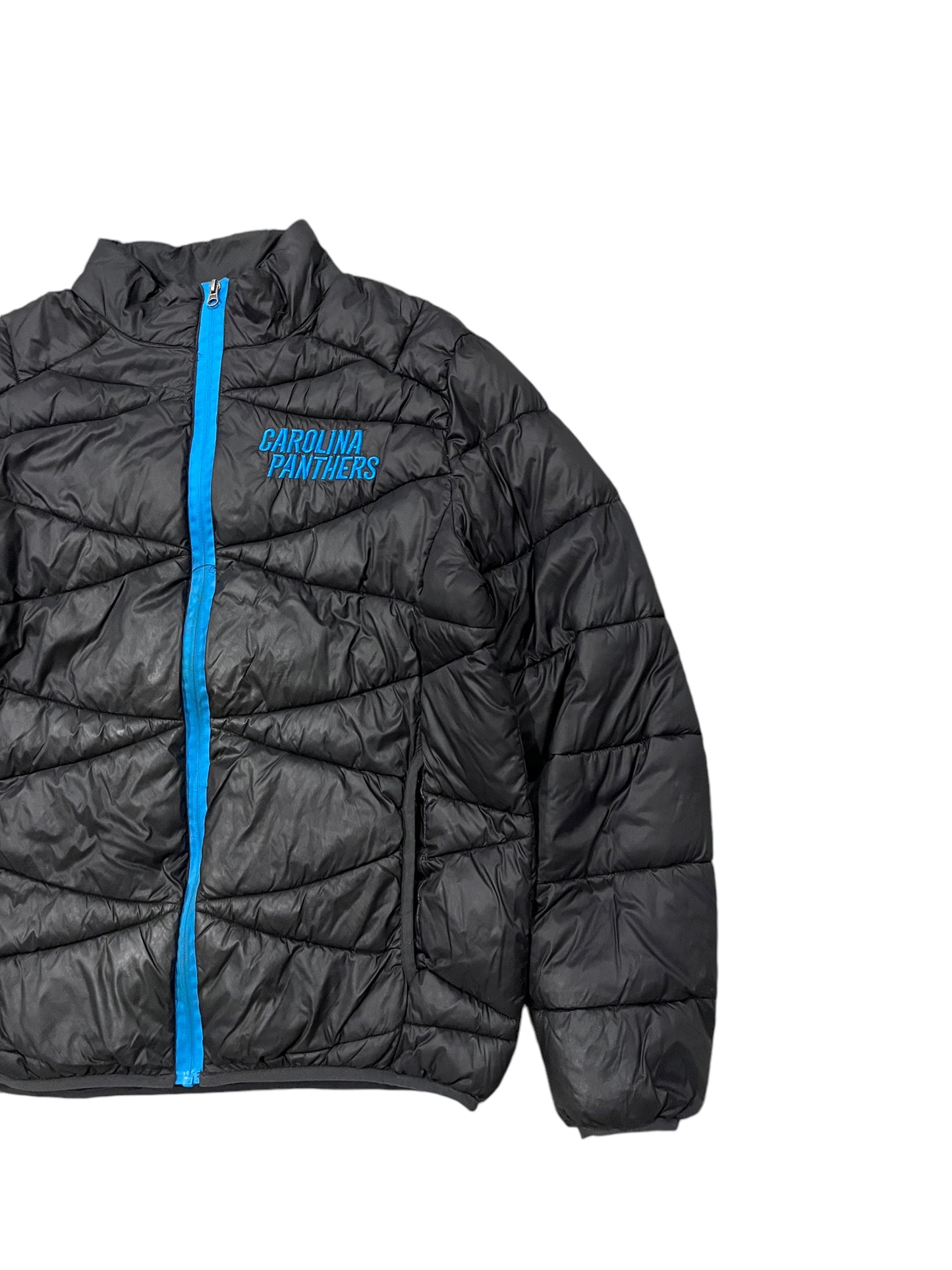 Y2k NFL Carolina Panthers Puffer Jacket