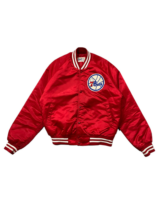 Vintage Chalk Line Philadelphia 76ers Satin Jacket