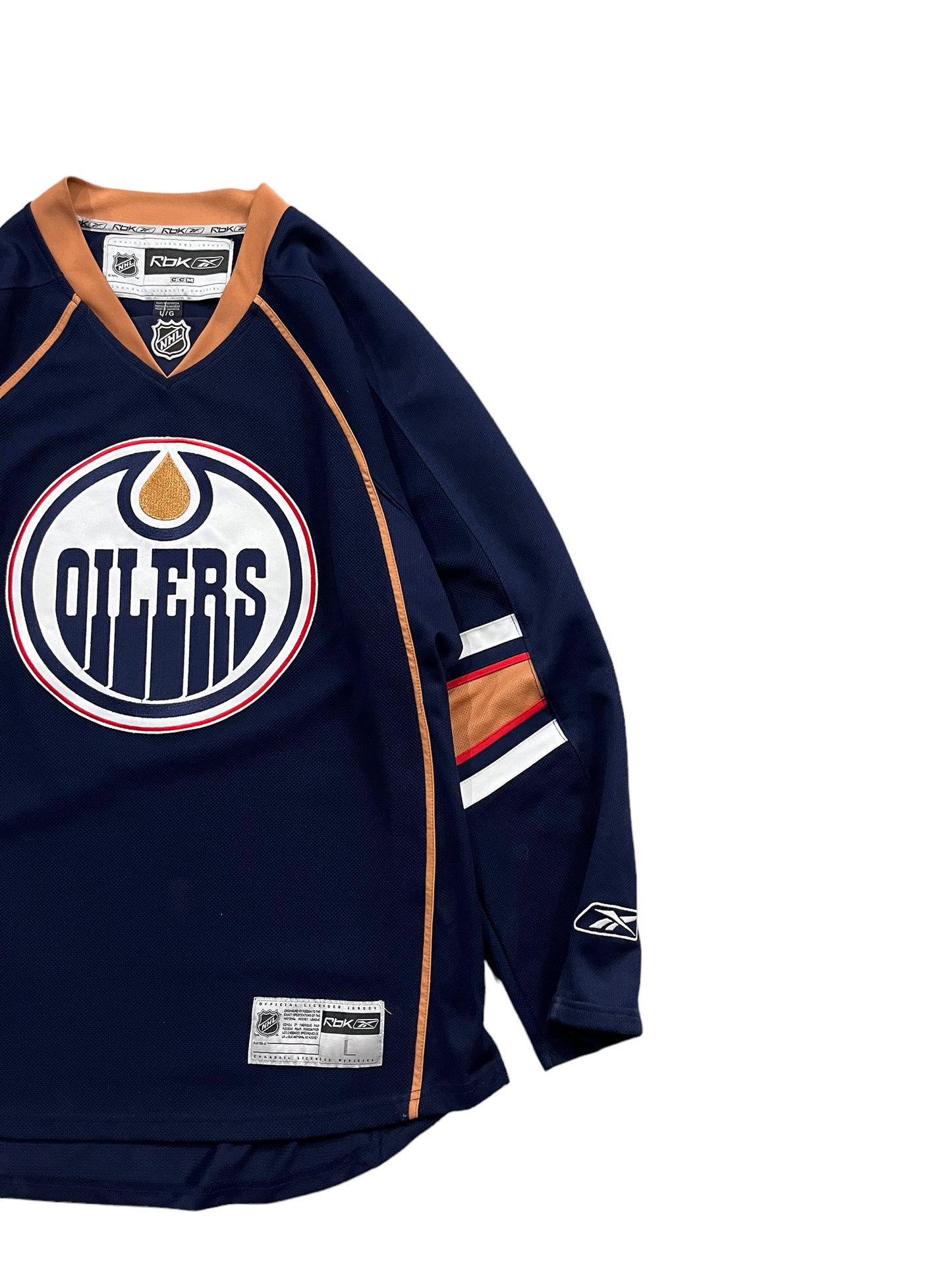 NHL CCM Reebok Edmonton Oilers Jersey