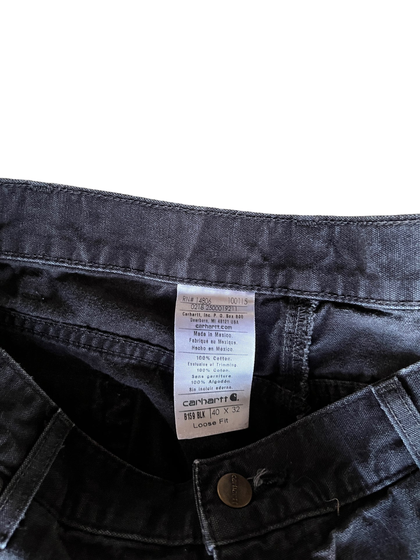 Vintage Carhartt Relaxed Pants Black