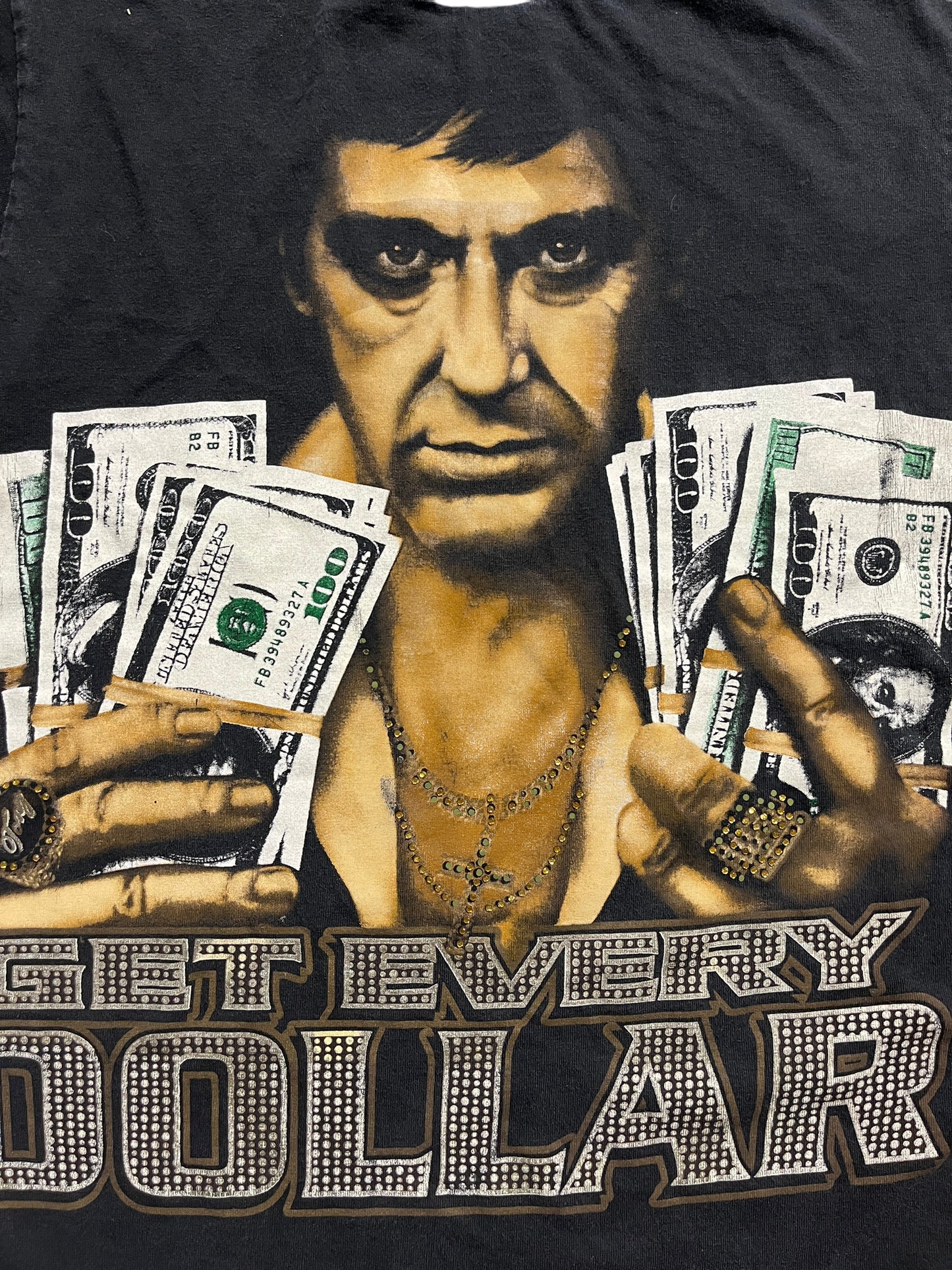 Vintage Scarface Al Pachino "Get Every Dollar" Tee