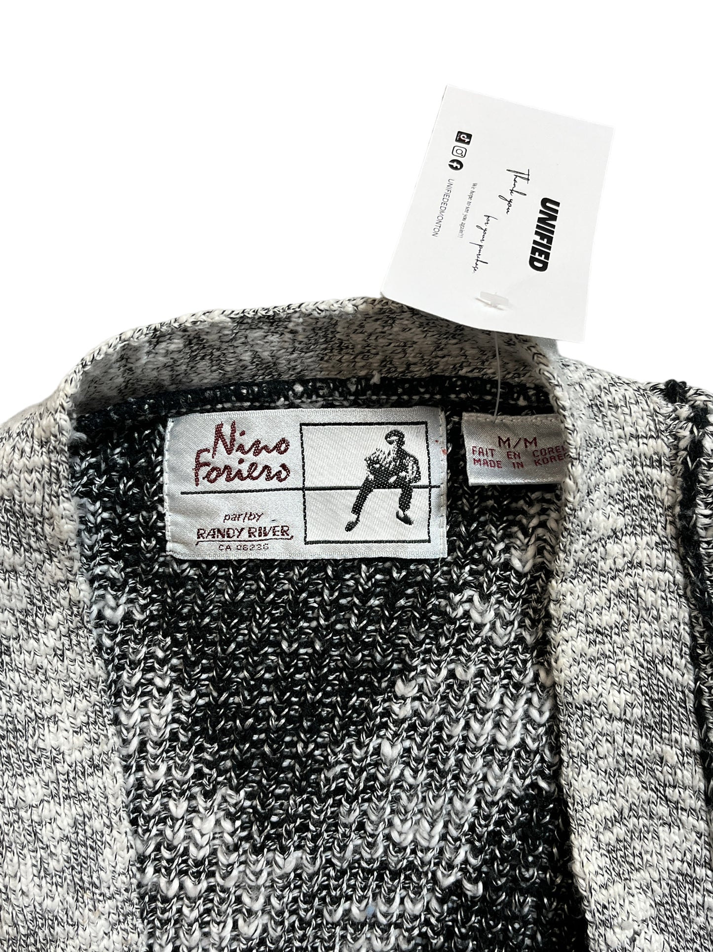 Vintage "Nino Foriero" Knit Cardigan