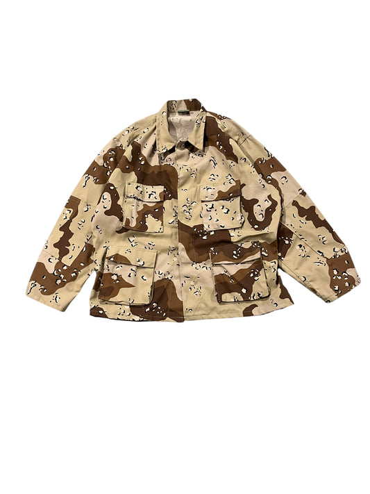 Vintage Military Camo Coat Jacket