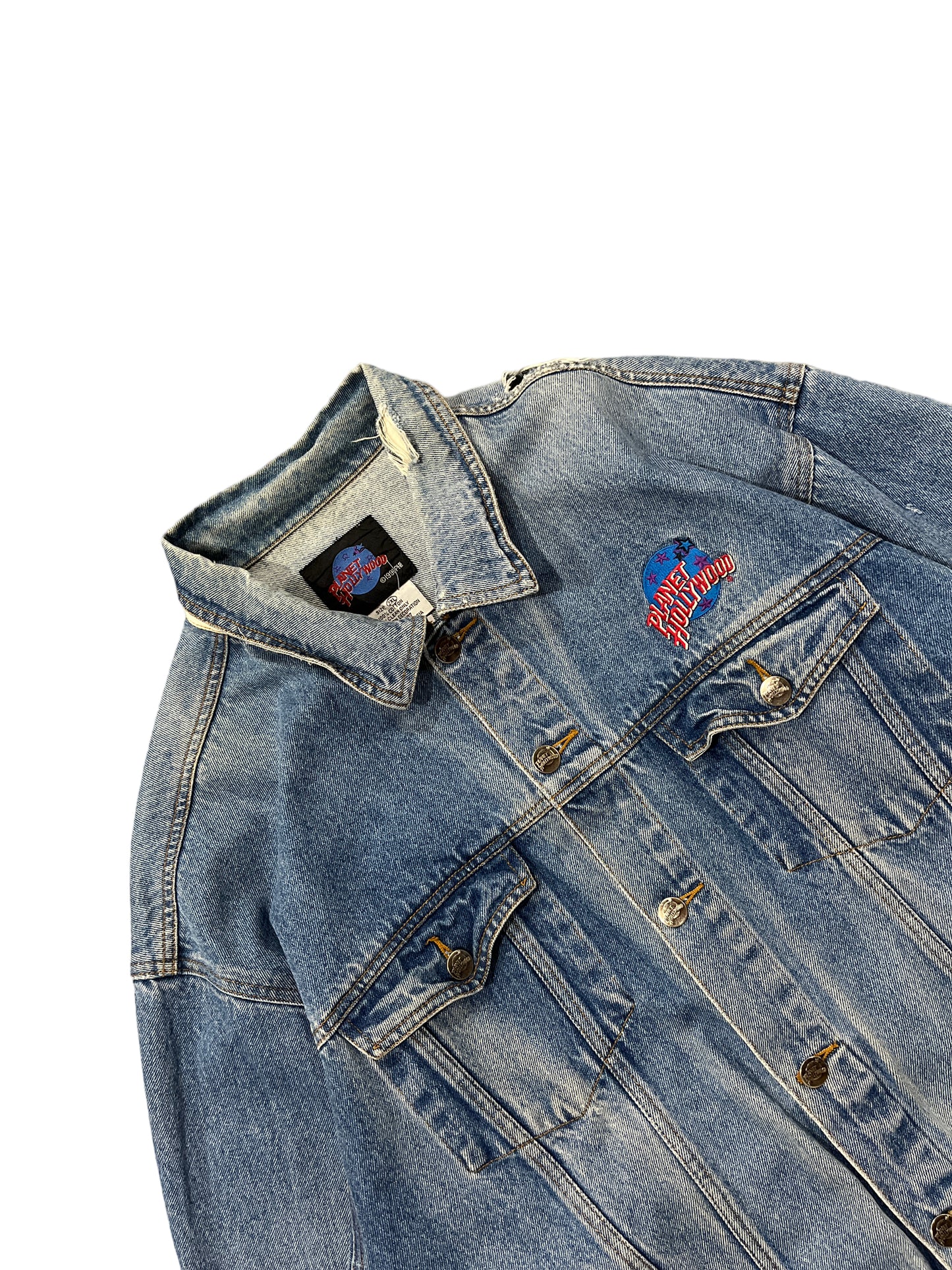 Vintage Planet Hollywood Denim Jacket