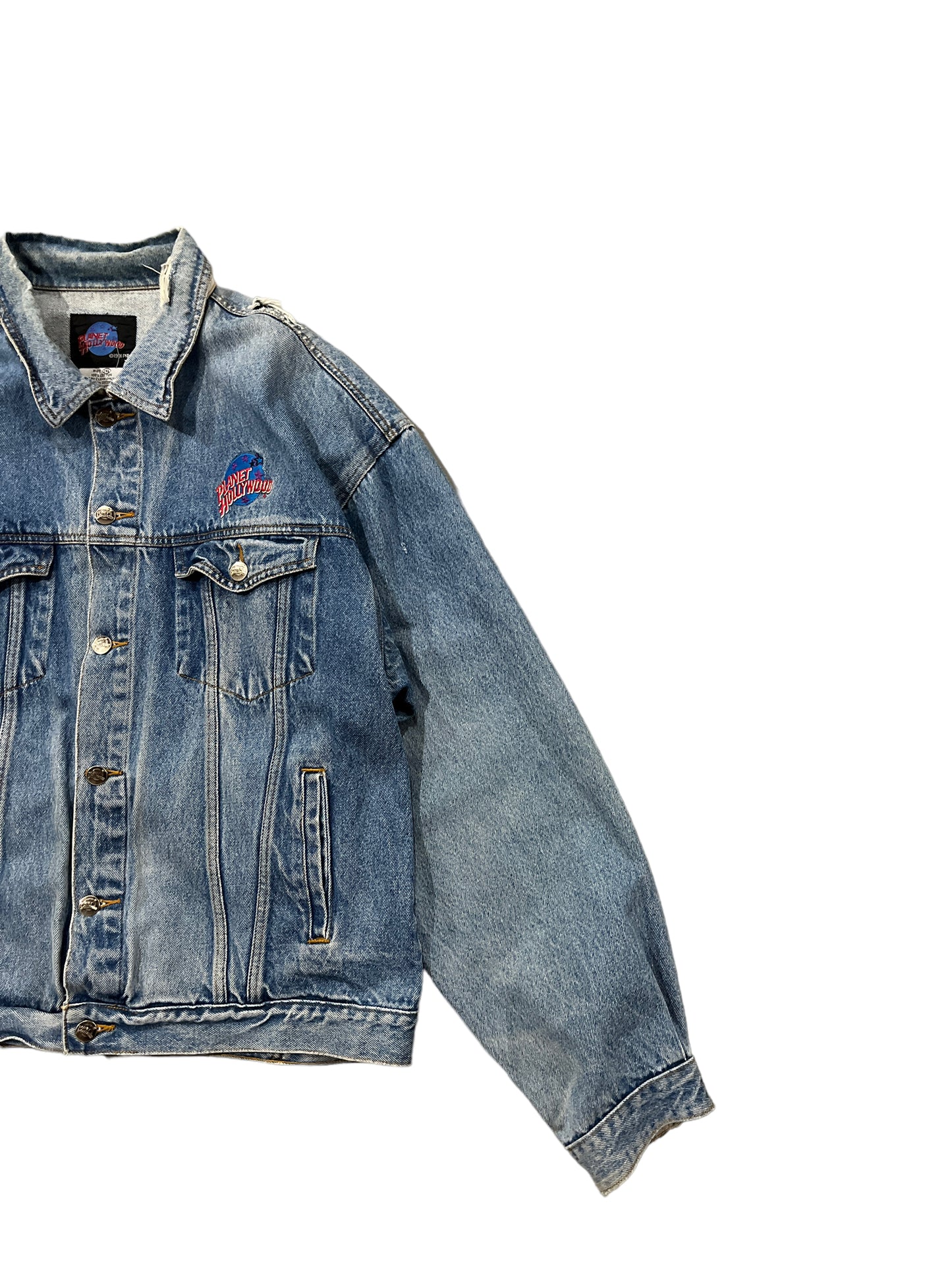 Vintage Planet Hollywood Denim Jacket