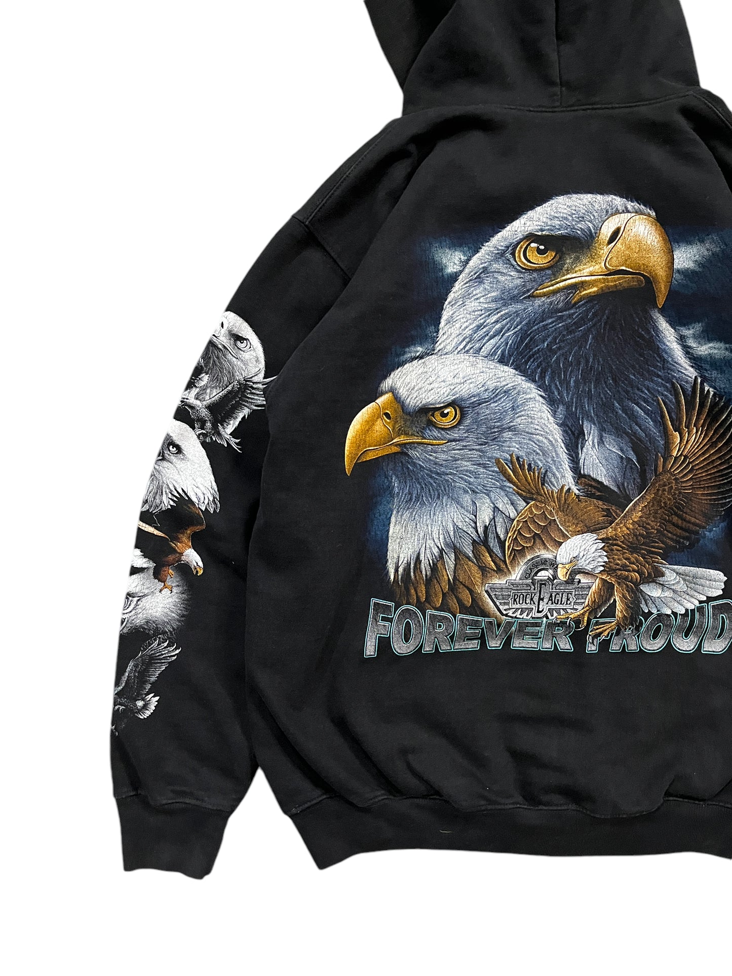 Rare Vintage Rock Eagle Classic Hoodie