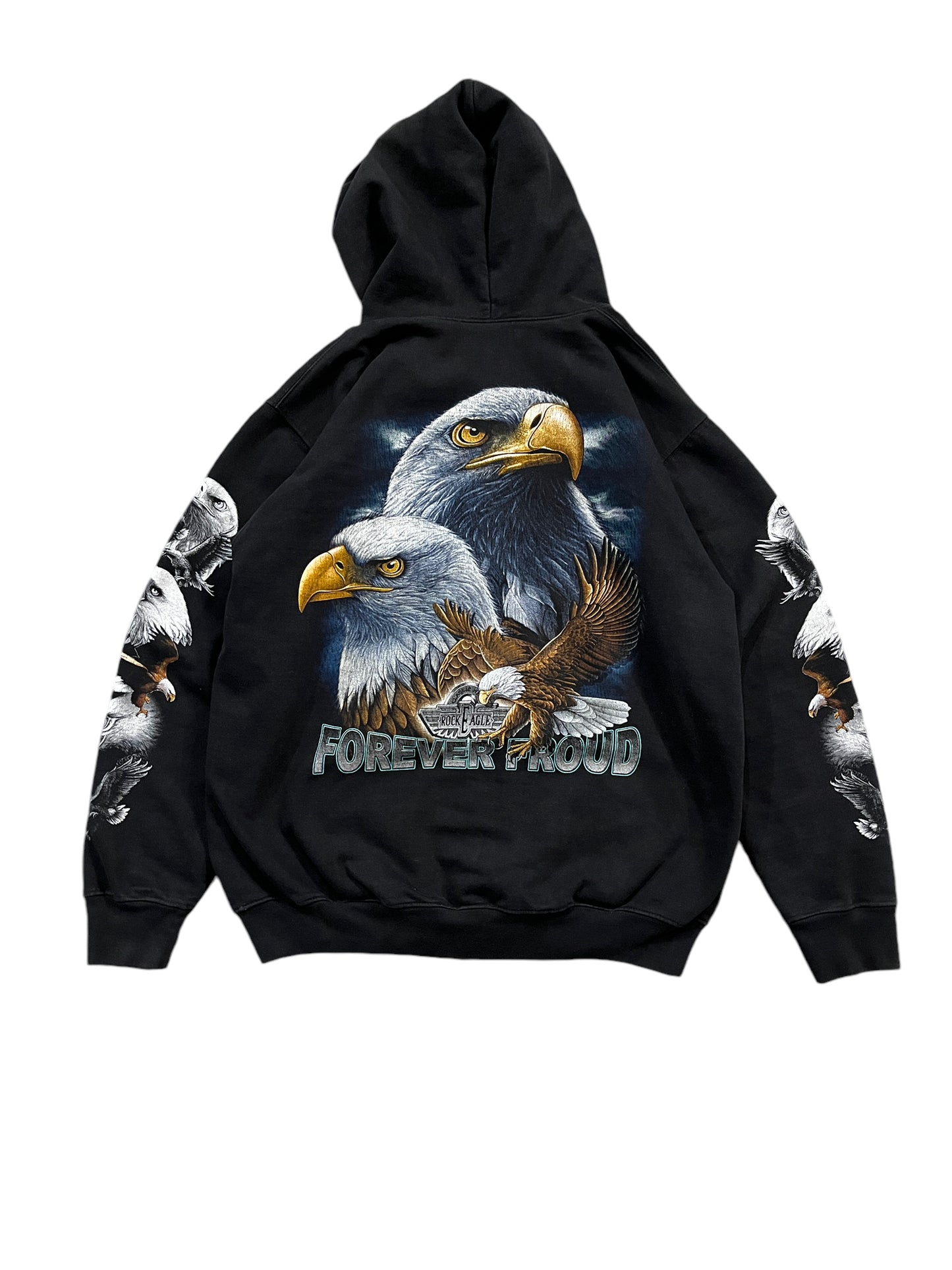 Rare Vintage Rock Eagle Classic Hoodie