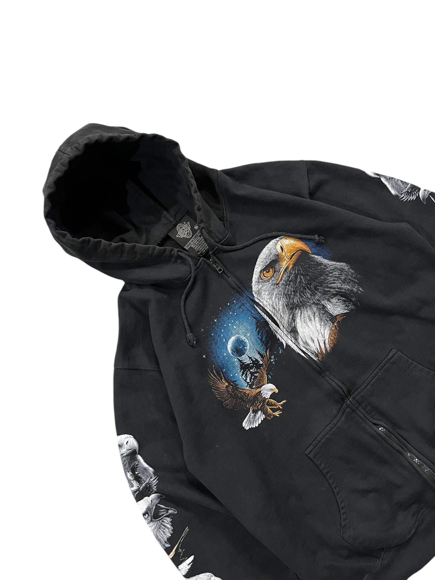 Rare Vintage Rock Eagle Classic Hoodie