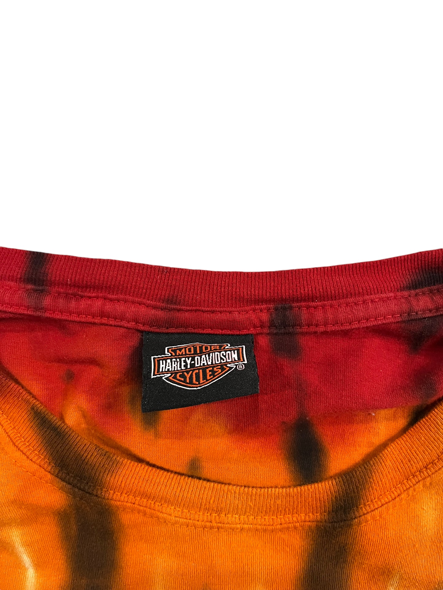 Y2k Harley Davidson Long Sleeves Tie Dye