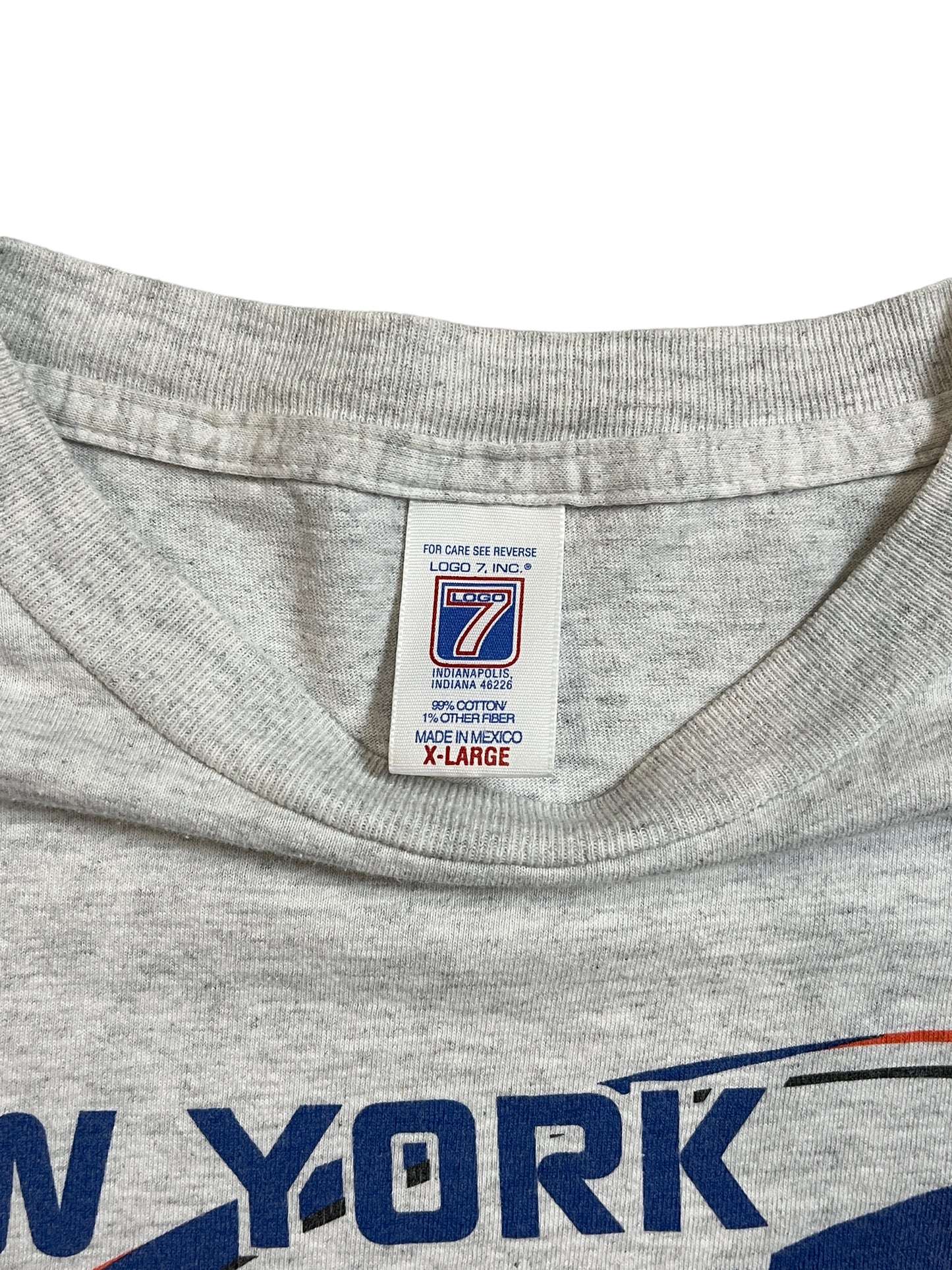 Vintage 90's Logo 7 New York Mets Tee