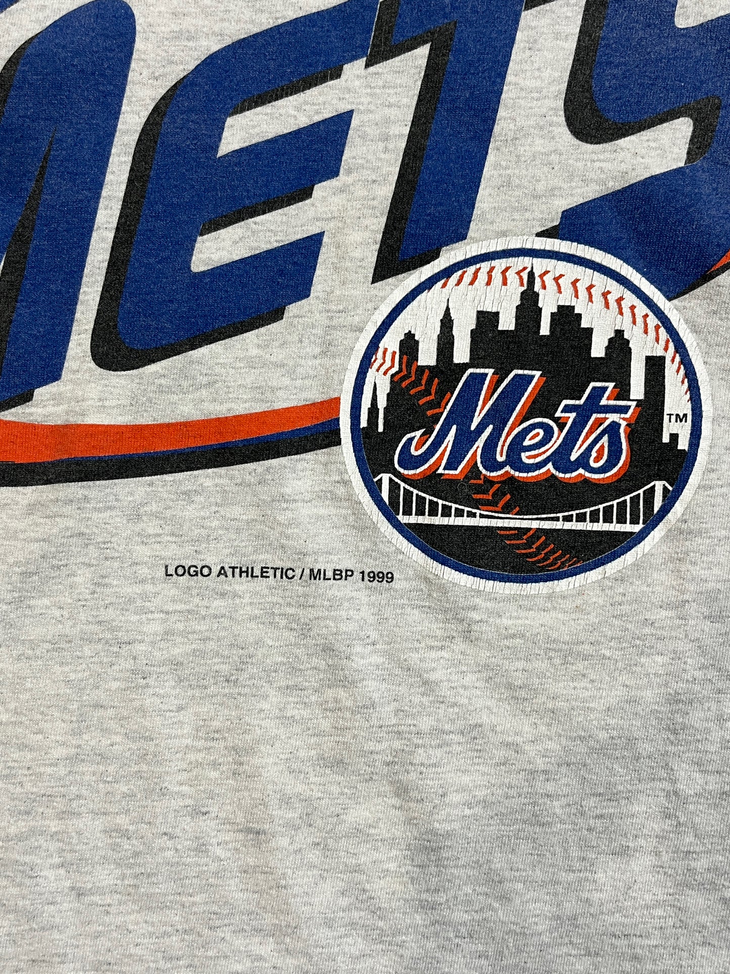 Vintage 90's Logo 7 New York Mets Tee