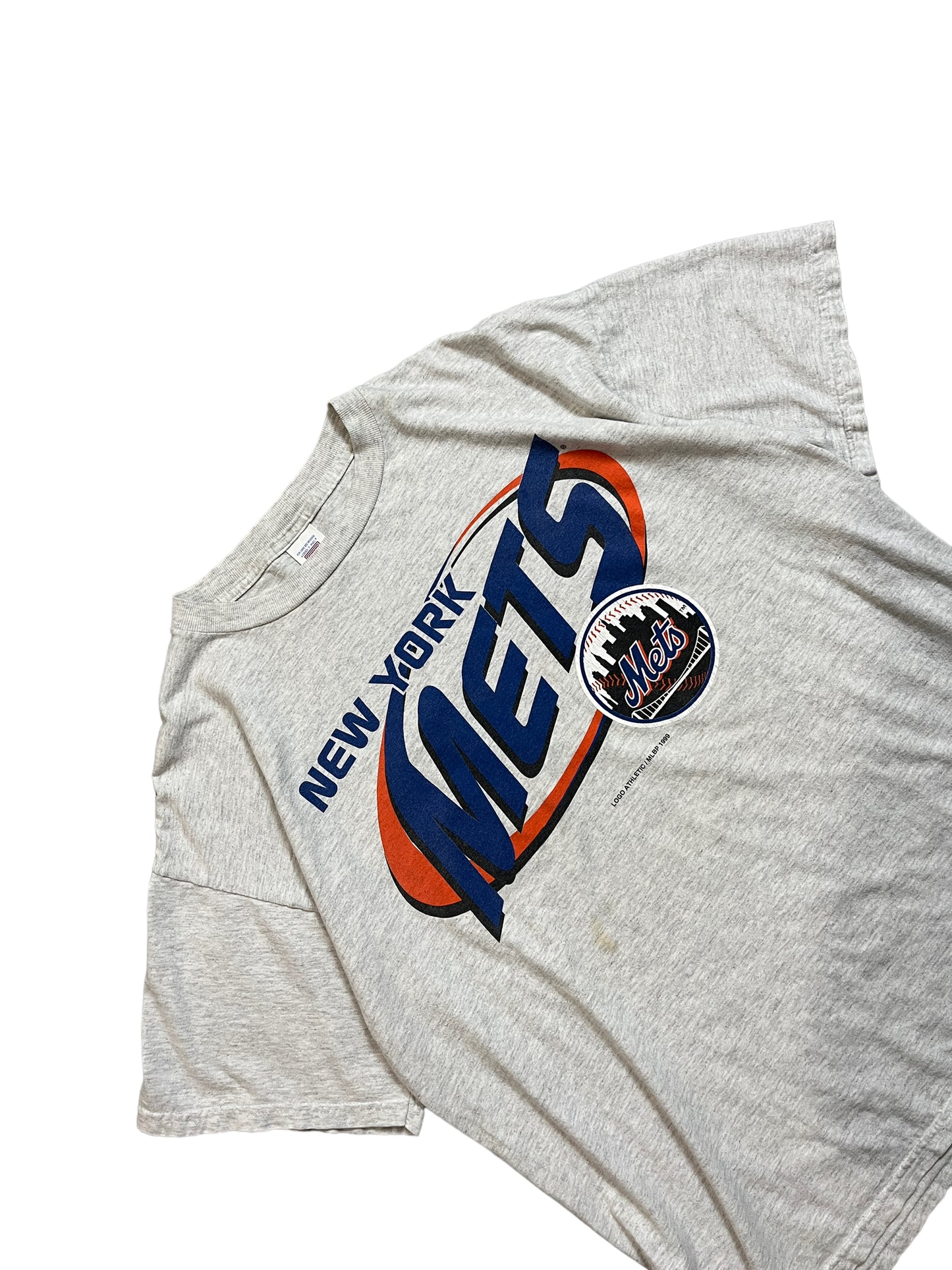 Vintage 90's Logo 7 New York Mets Tee