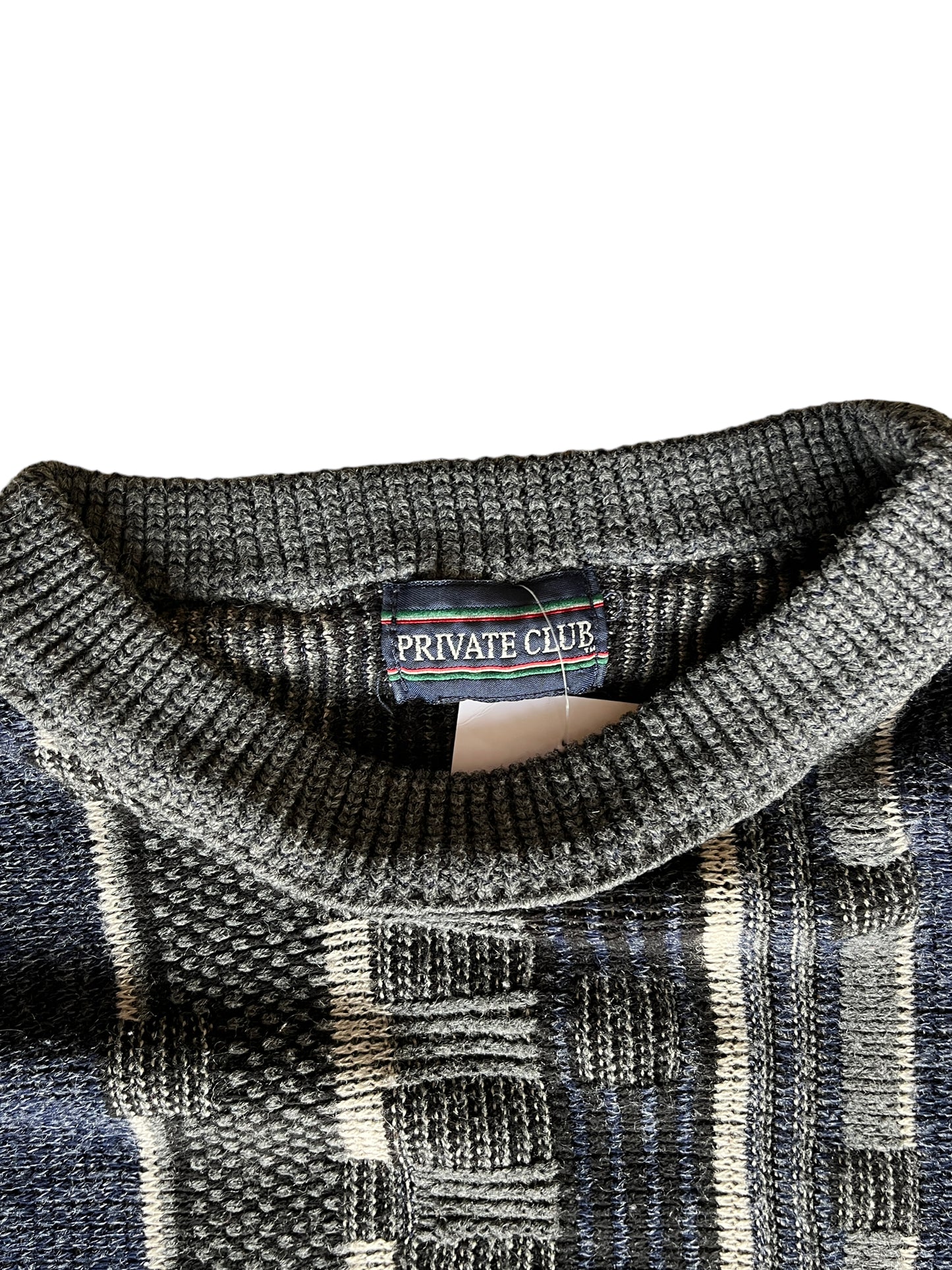 Vintage "Private Club" Knit Sweater