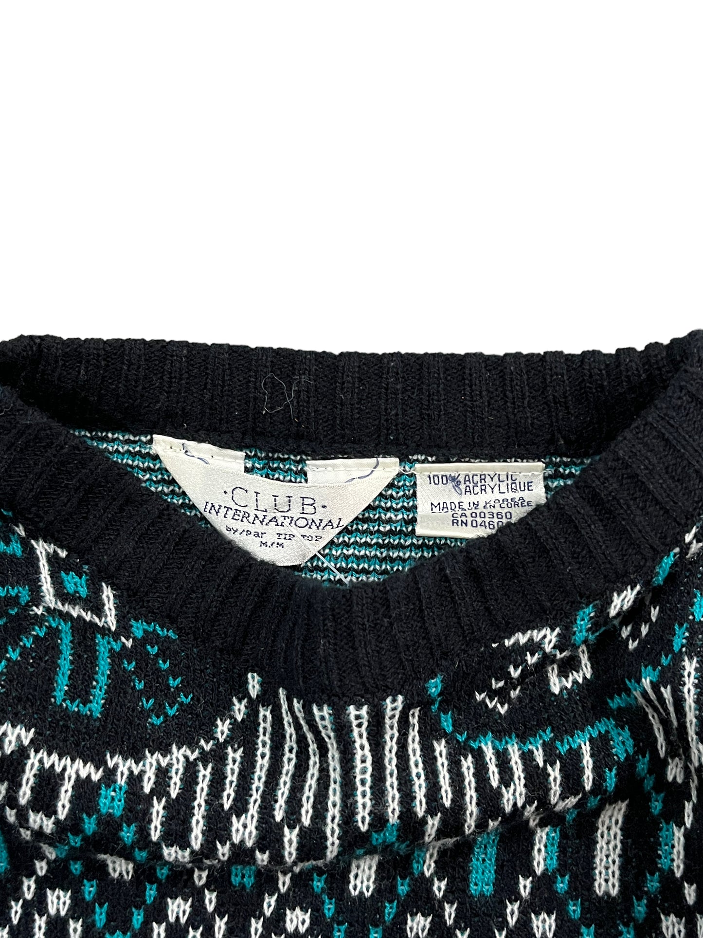 Vintage "Club International" Knit Sweater