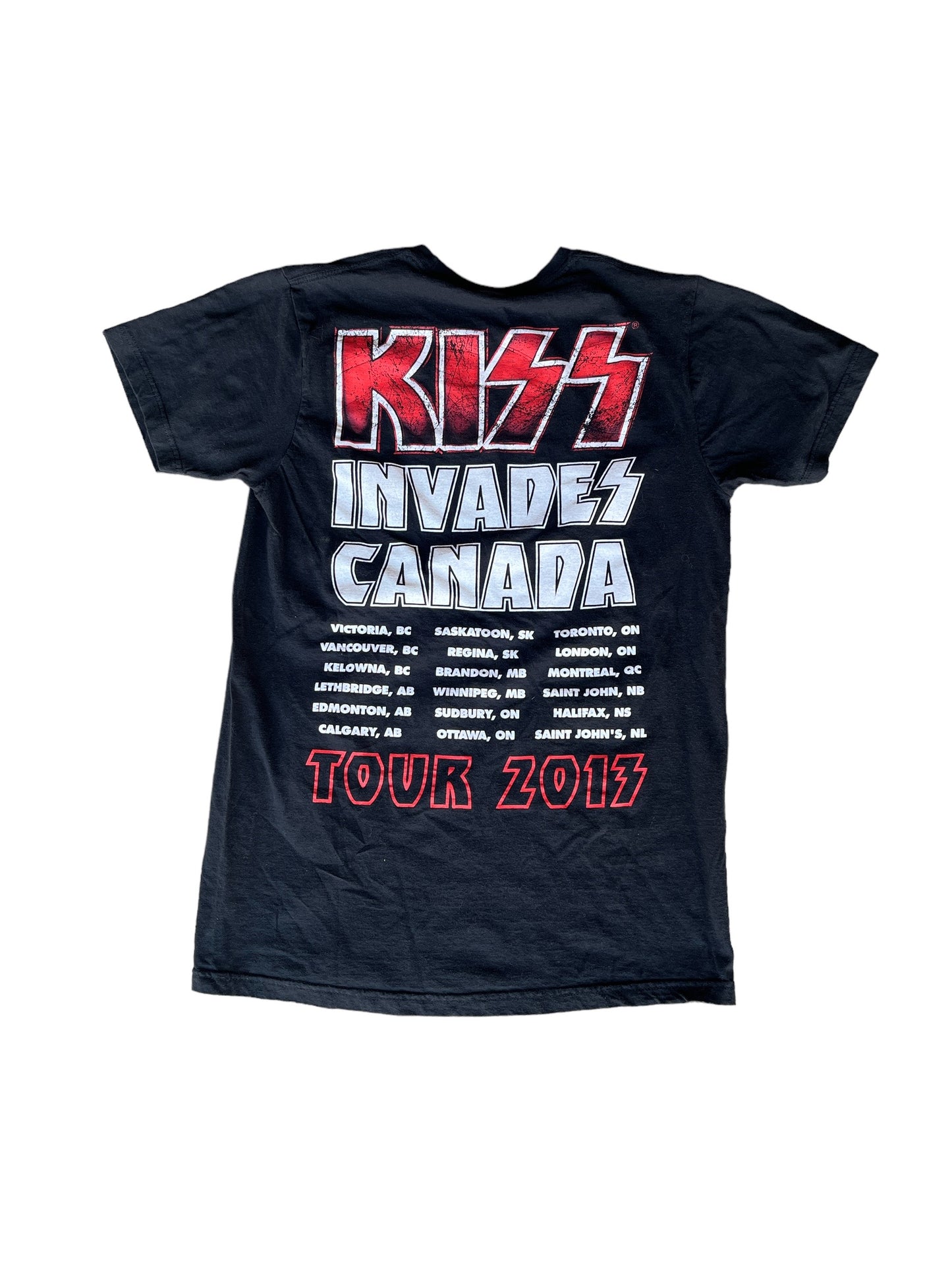 Heavyweight Kiss 2013 Canada Tour Tee