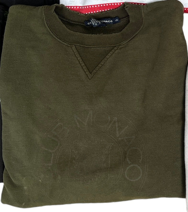 Vintage Club Monaco Sweatshirt Avocado Green