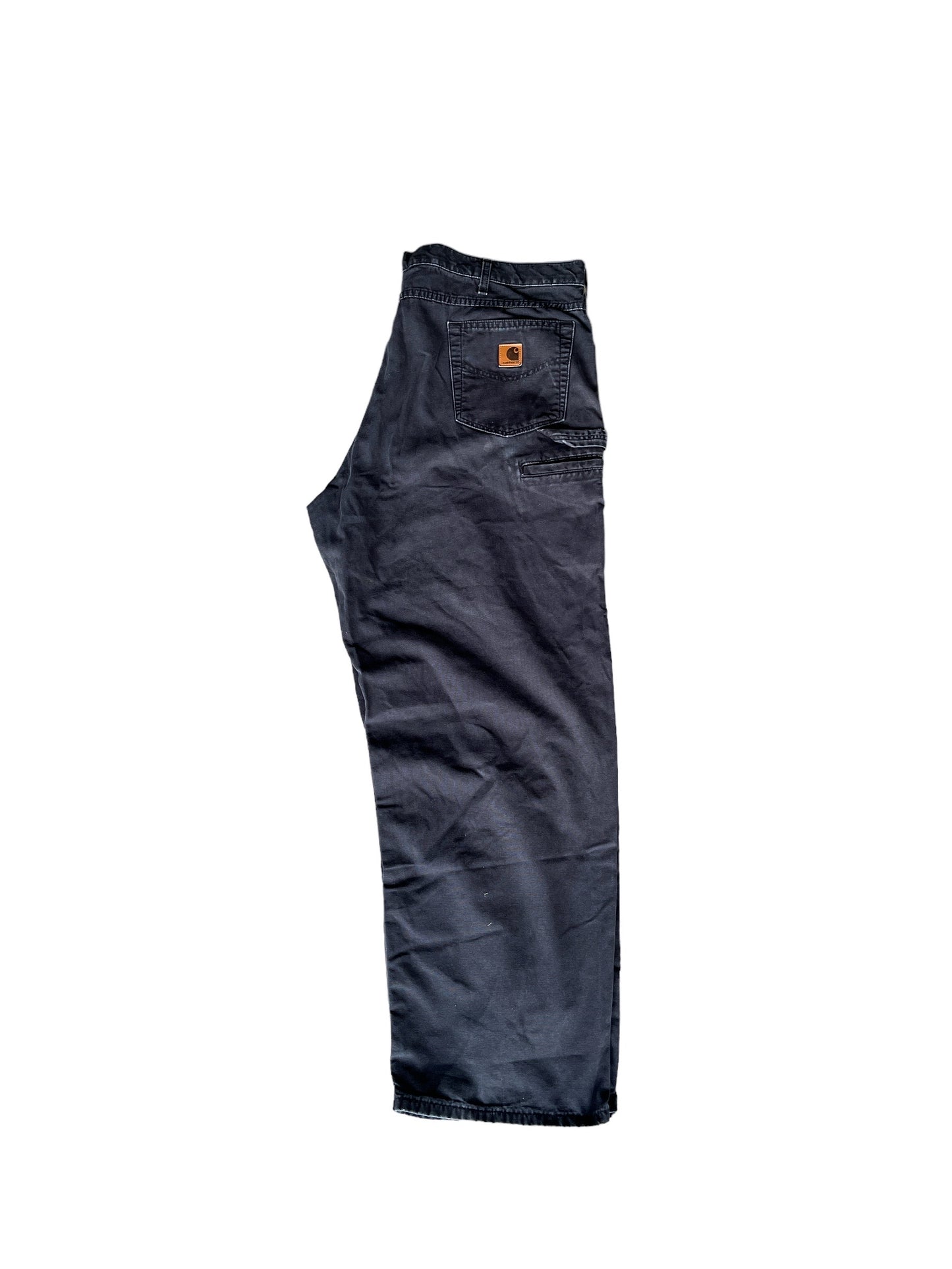 Vintage Carhartt Relaxed Straight Pants Light Black