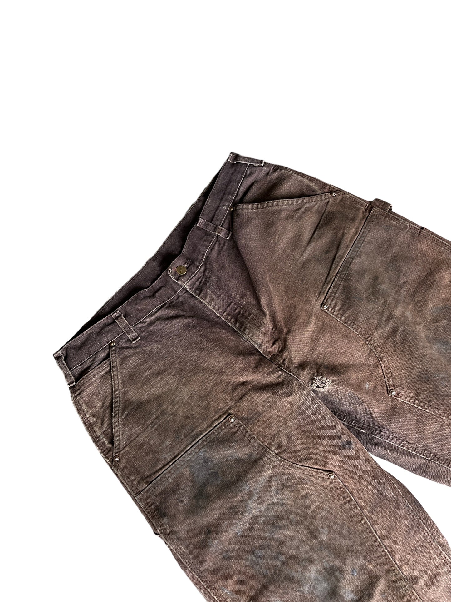 Vintage Double Knee Carhartt Pants Brown