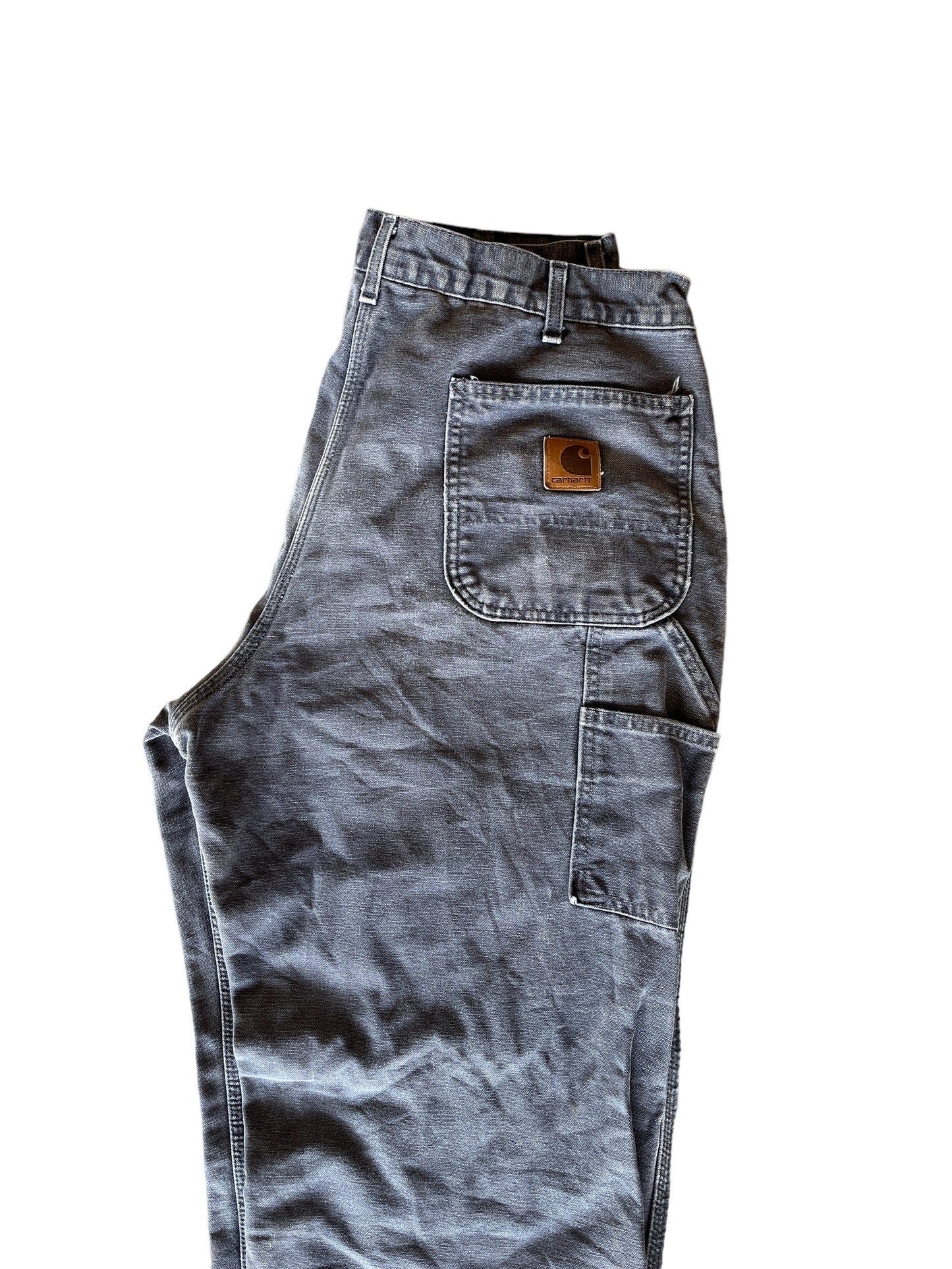 Vintage Carhartt Relaxed Pants Charcoal Grey - 36