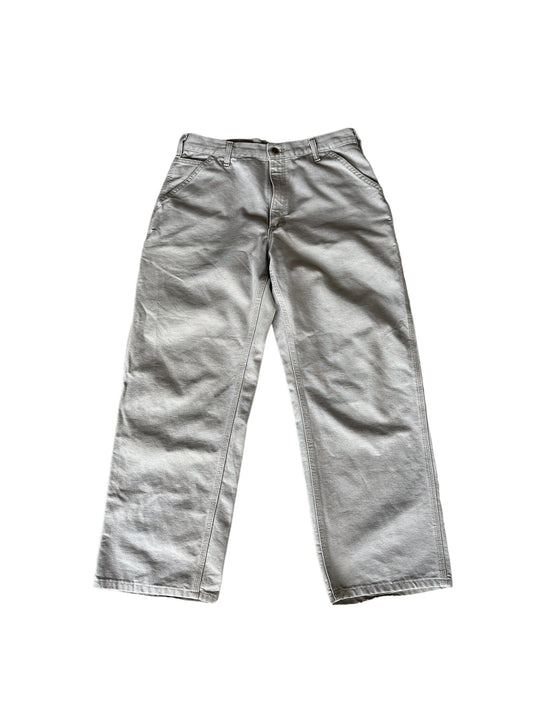 Vintage Carharrt Relaxed Pants Light Grey - 34