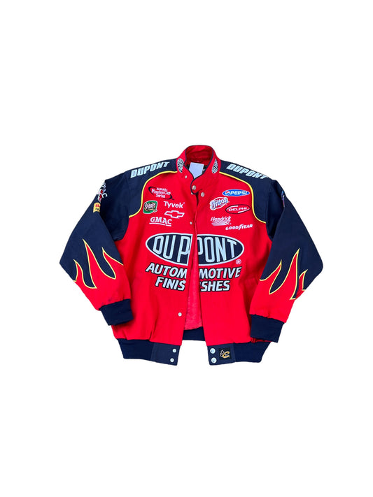 Vintage NASCAR Dupont Jeff Gordon Flames Race Jacket