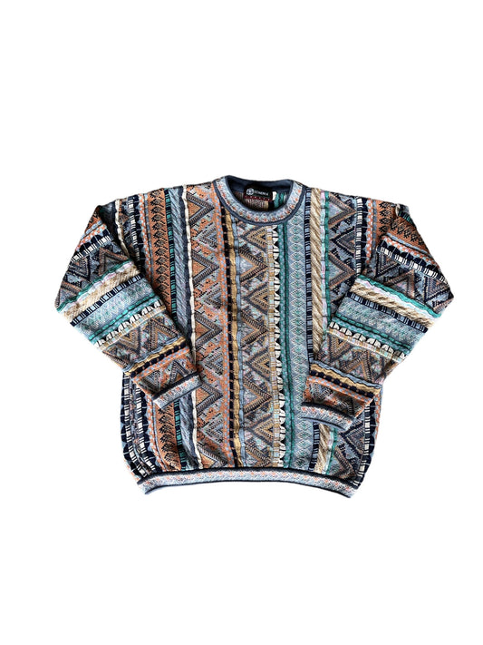 Vintage Tundra 3d Knit Sweater