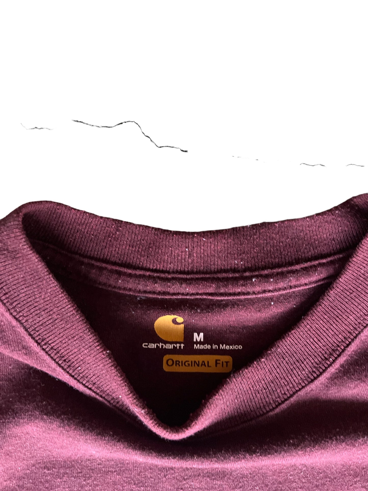 Heavyweight Carhartt Tee Maroon