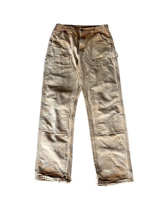 Vintage Carhartt Double Knee Canvas Pants - Sand