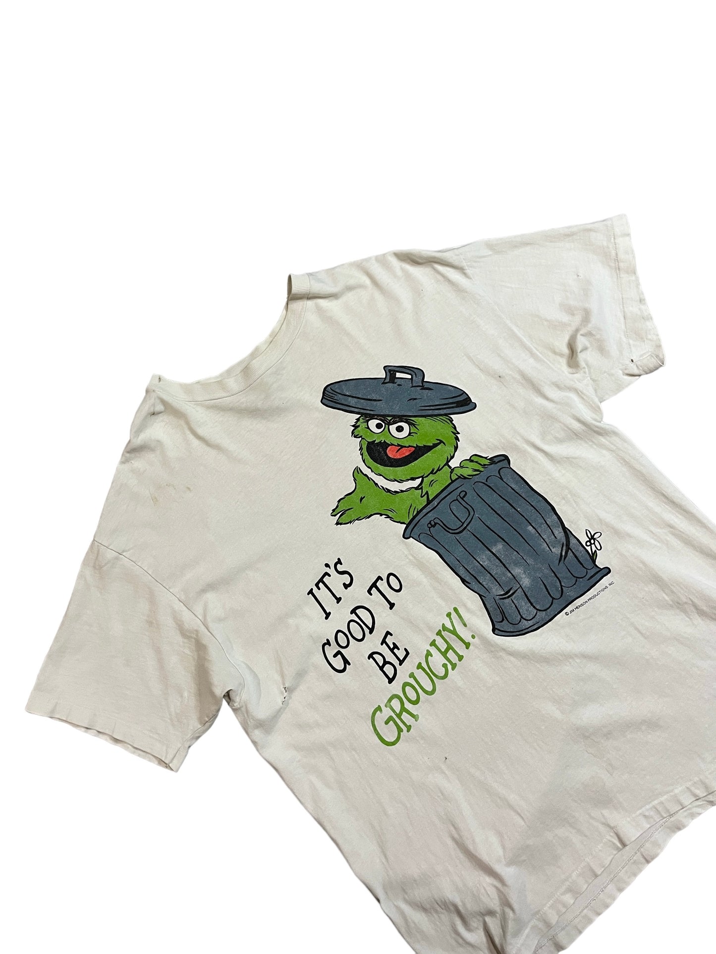 Rare Vintage Oscar The Grouch Tee