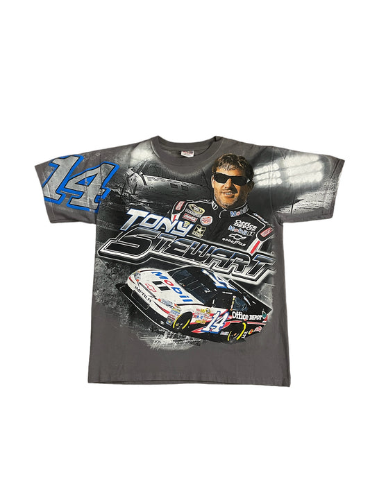 Vintage Nascar "Tony Stewart" AOP Tee