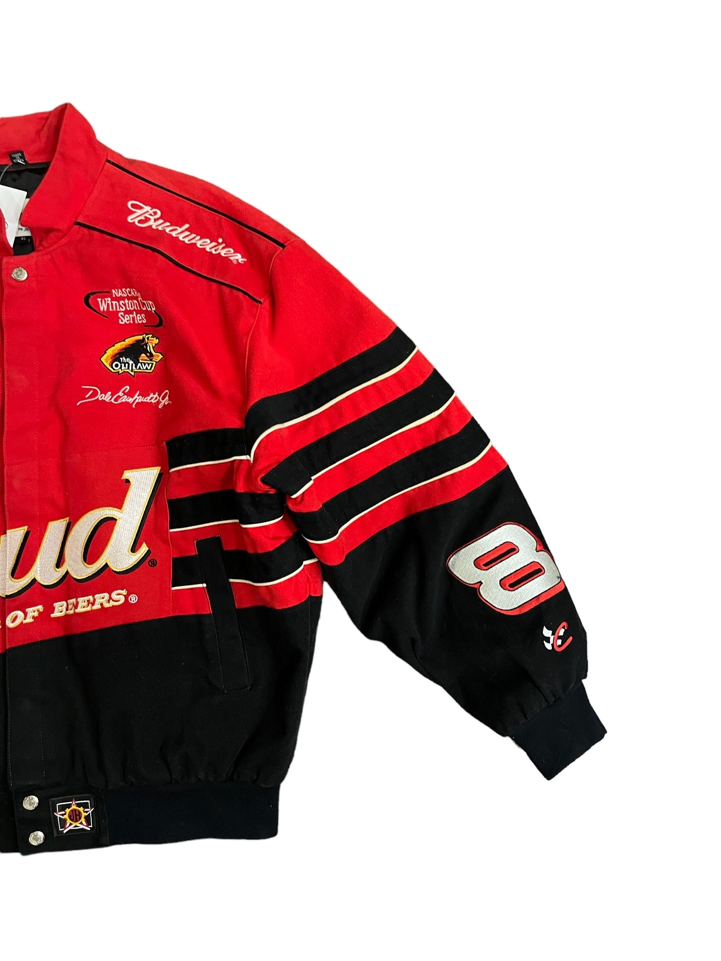 Vintage Nascar Budweiser "King Of Bud" Racing Jacket